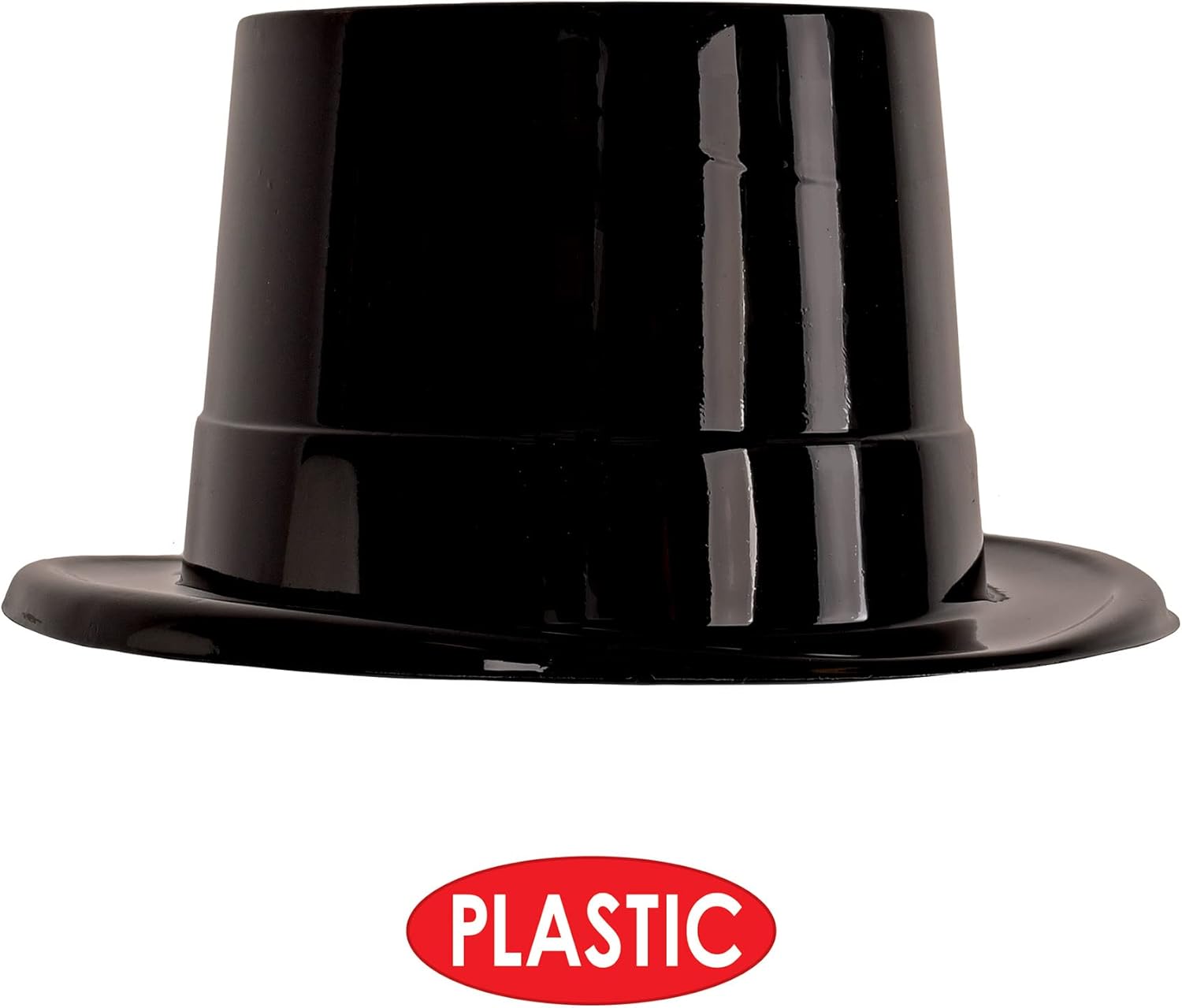 Beistle 24 Piece Plastic Top Hats for Party Supplies