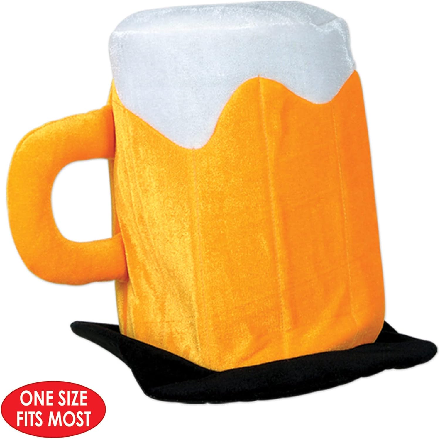Beistle 3 Piece Plush Beer Mug Hats for Parties