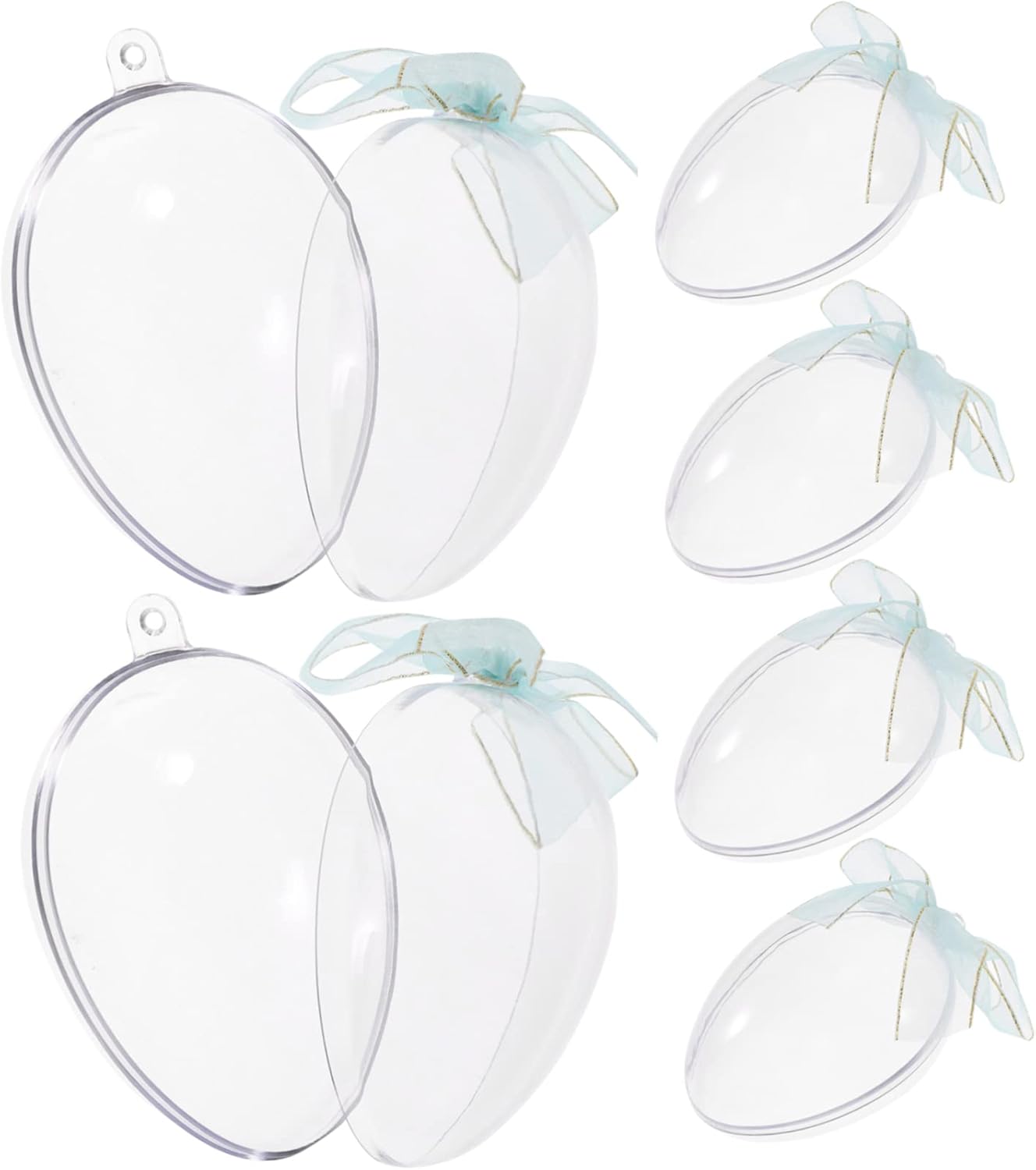 6pcs Clear Easter Candy Boxes for Party Supplies