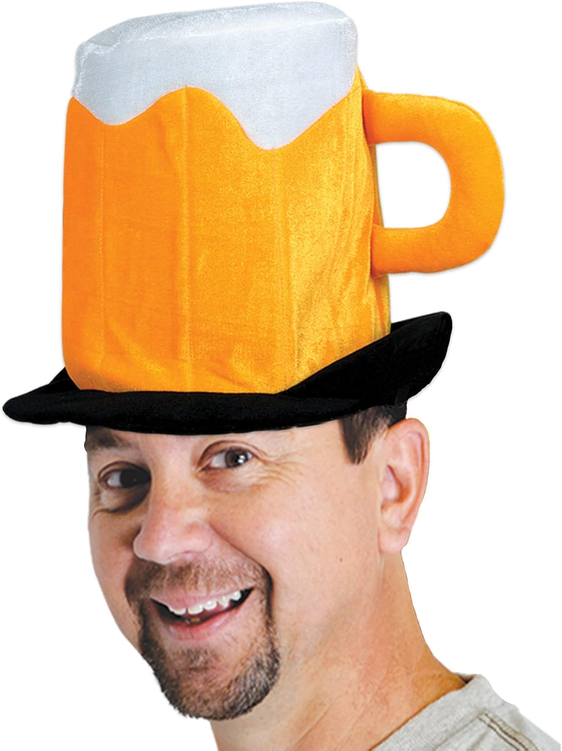 Beistle 3 Piece Plush Beer Mug Hats for Parties