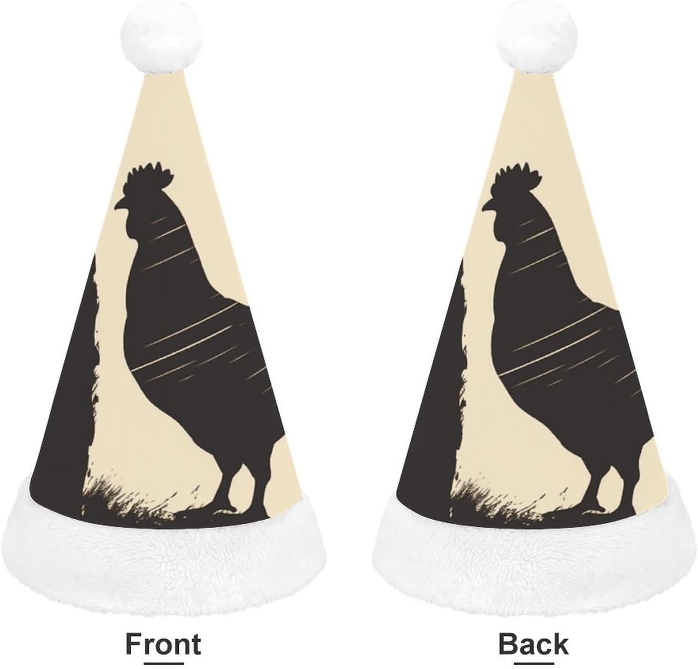 Santa Hat Farmhouse Christmas Headwear for Adults