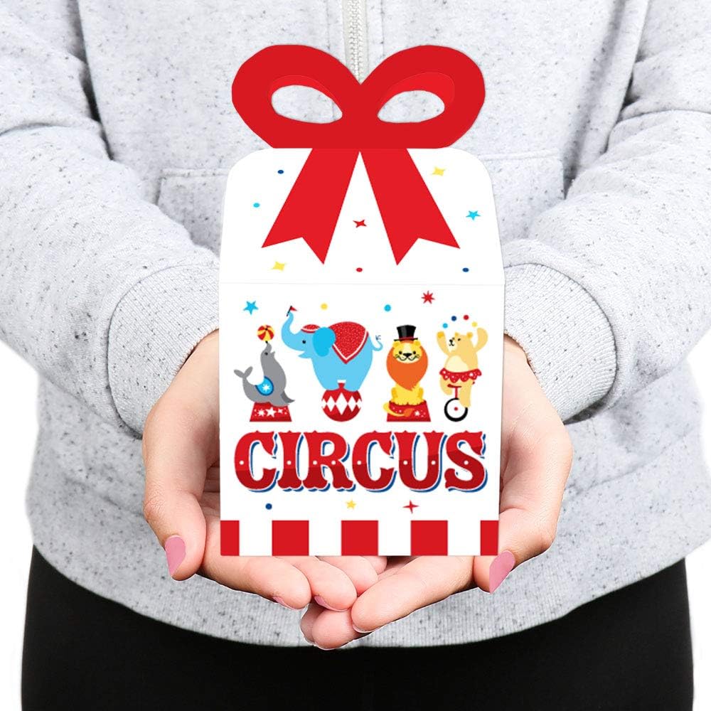 Big Dot of Happiness Carnival Bow Boxes Set of 12