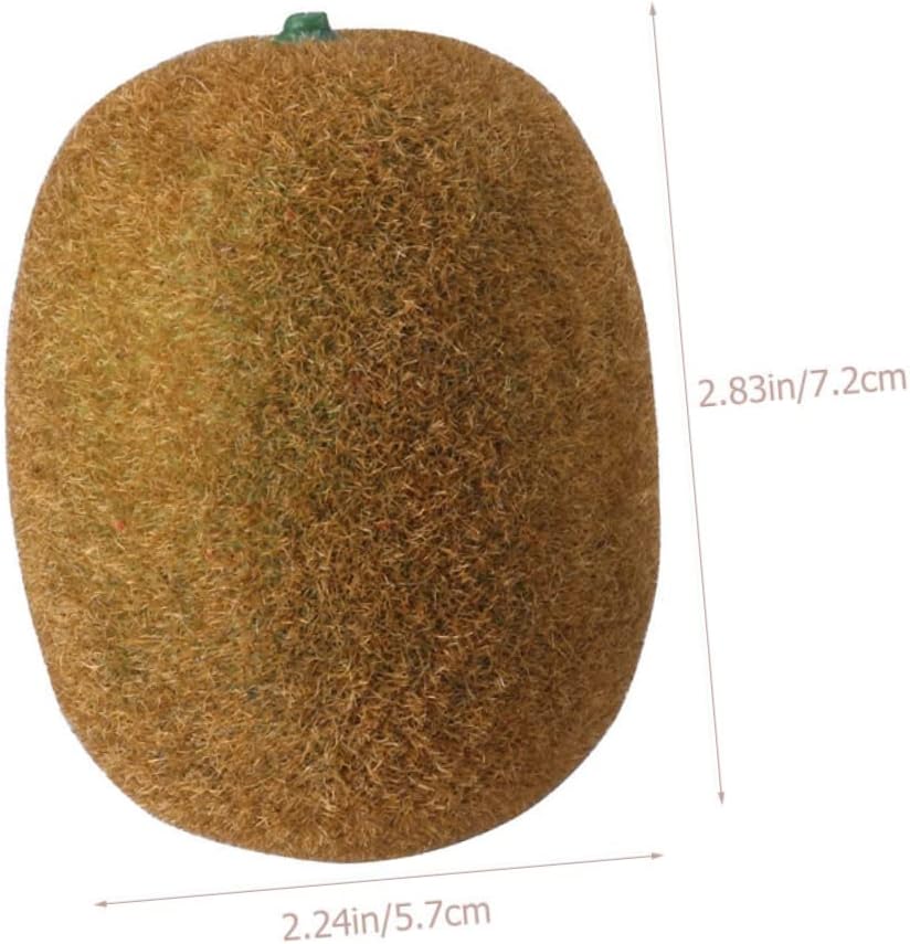 Zerodeko 4Pcs Plastic Fake Kiwi Fruit Decor