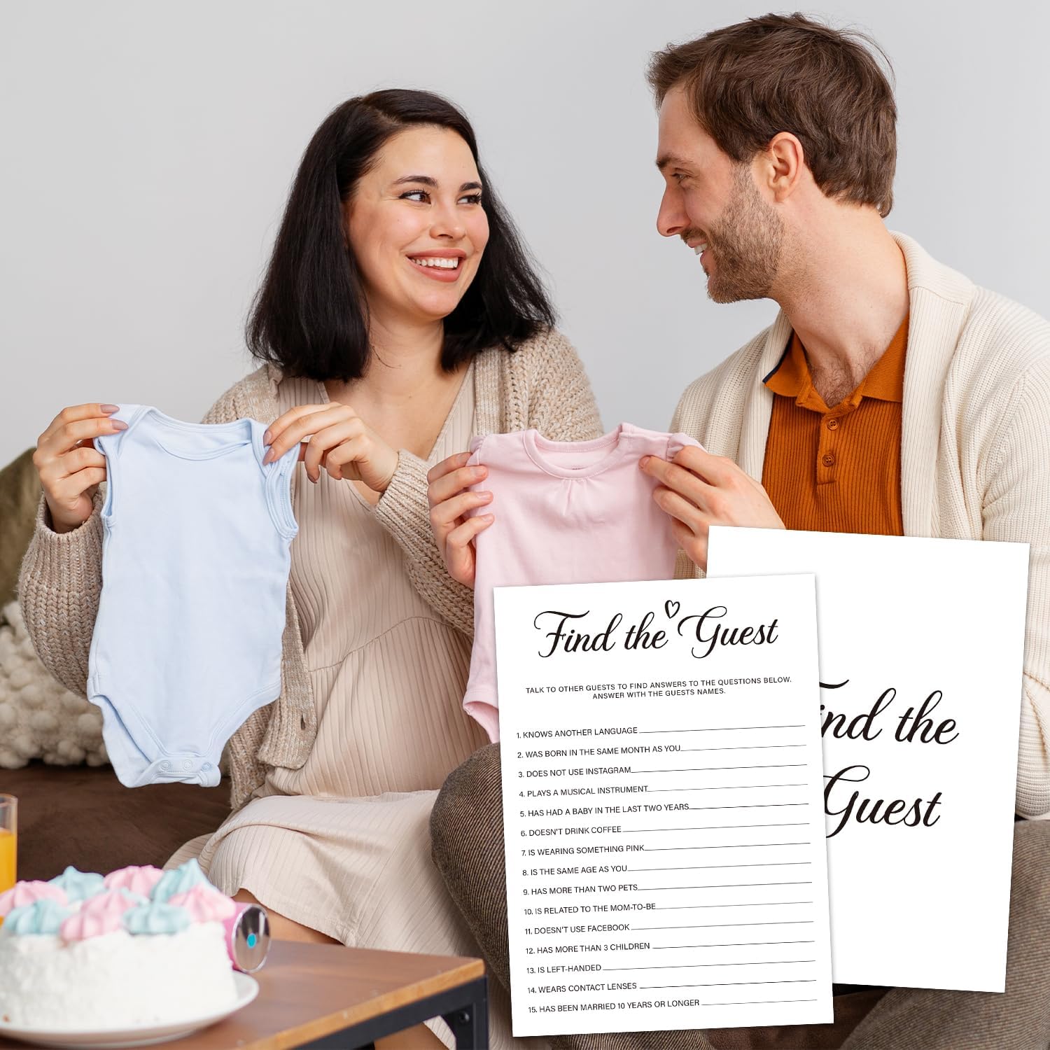 Find the Guest Baby Shower Game 30pcs