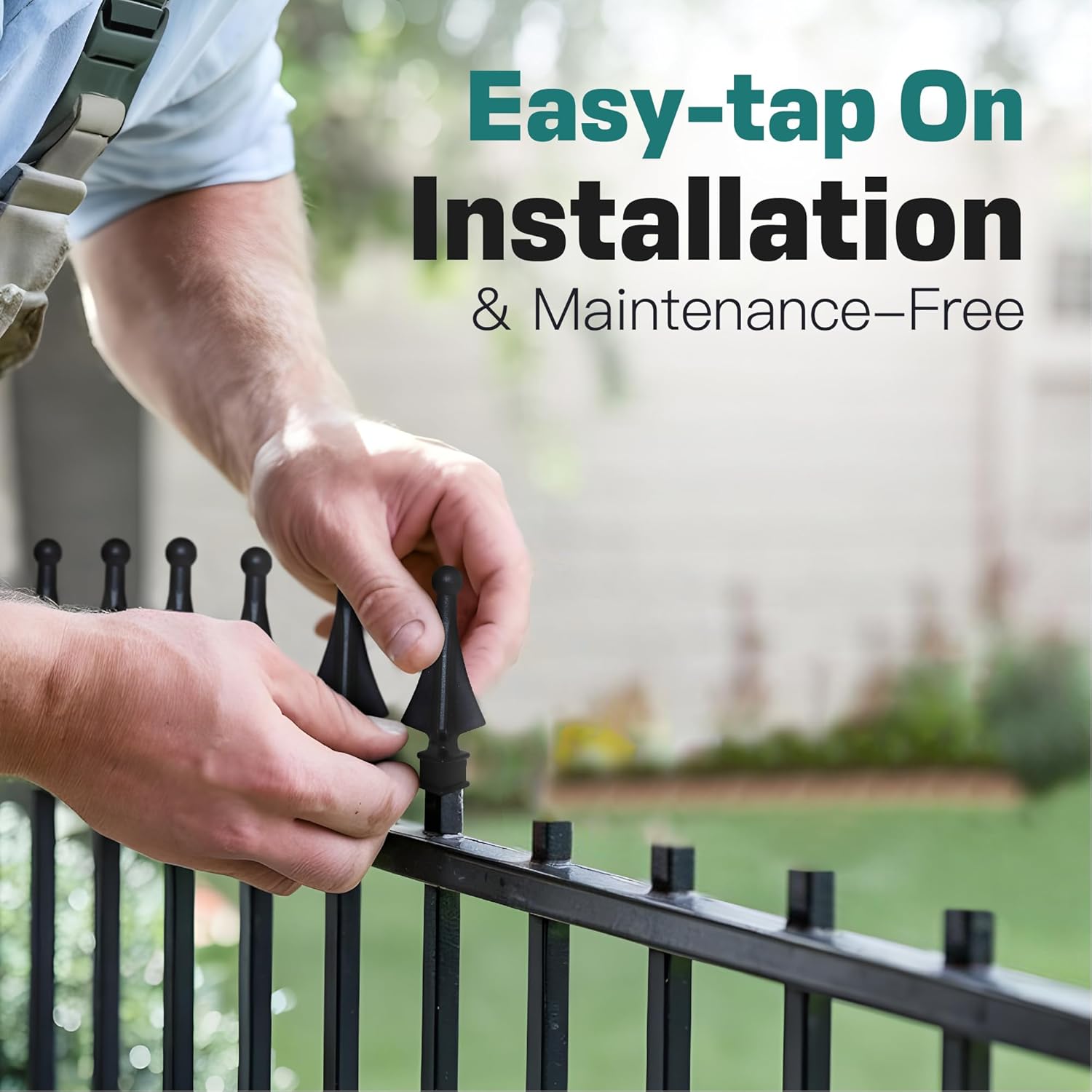 Fence Finial Toppers for Square Post 5 Pack