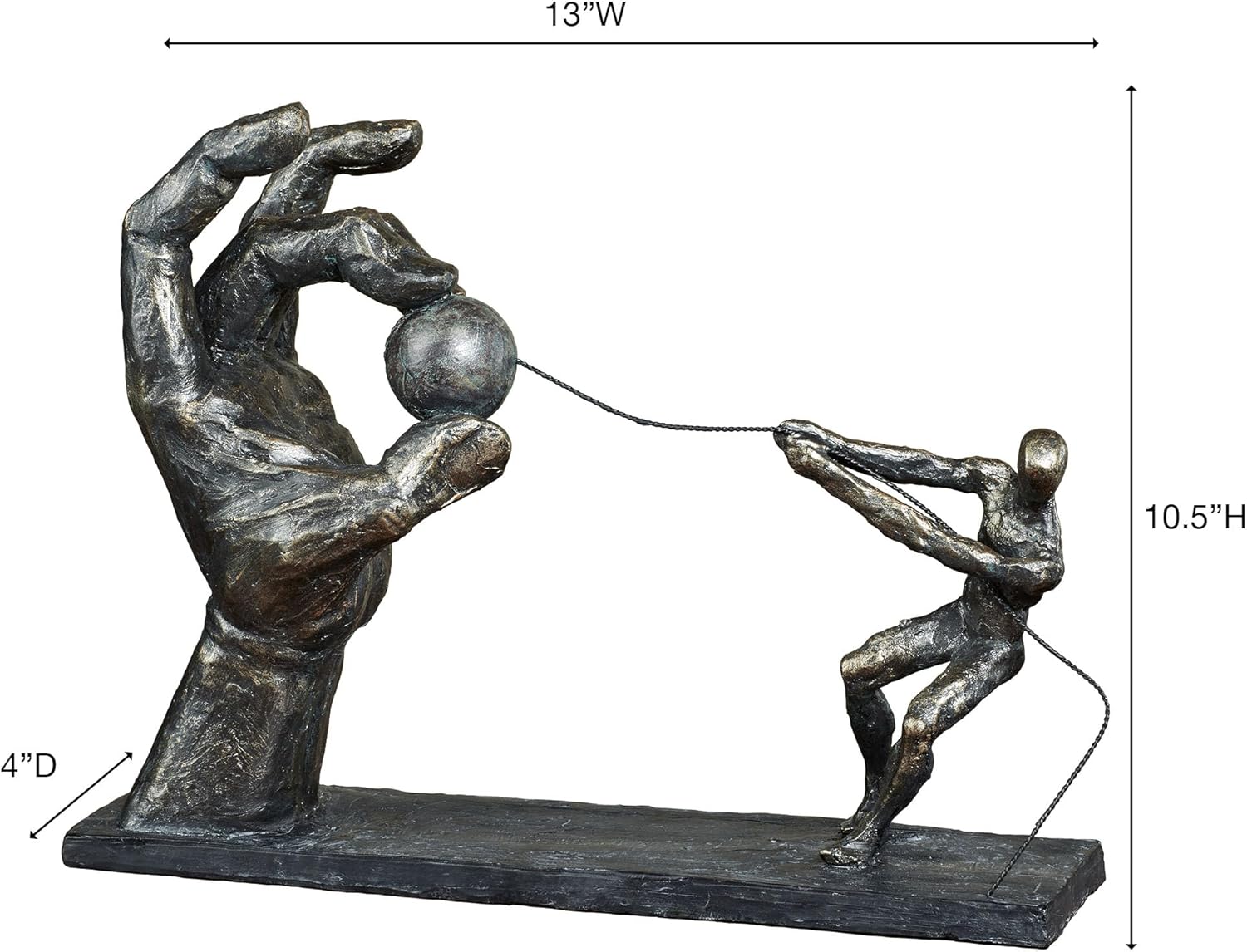 Lifes Struggle Abstract Table Sculpture