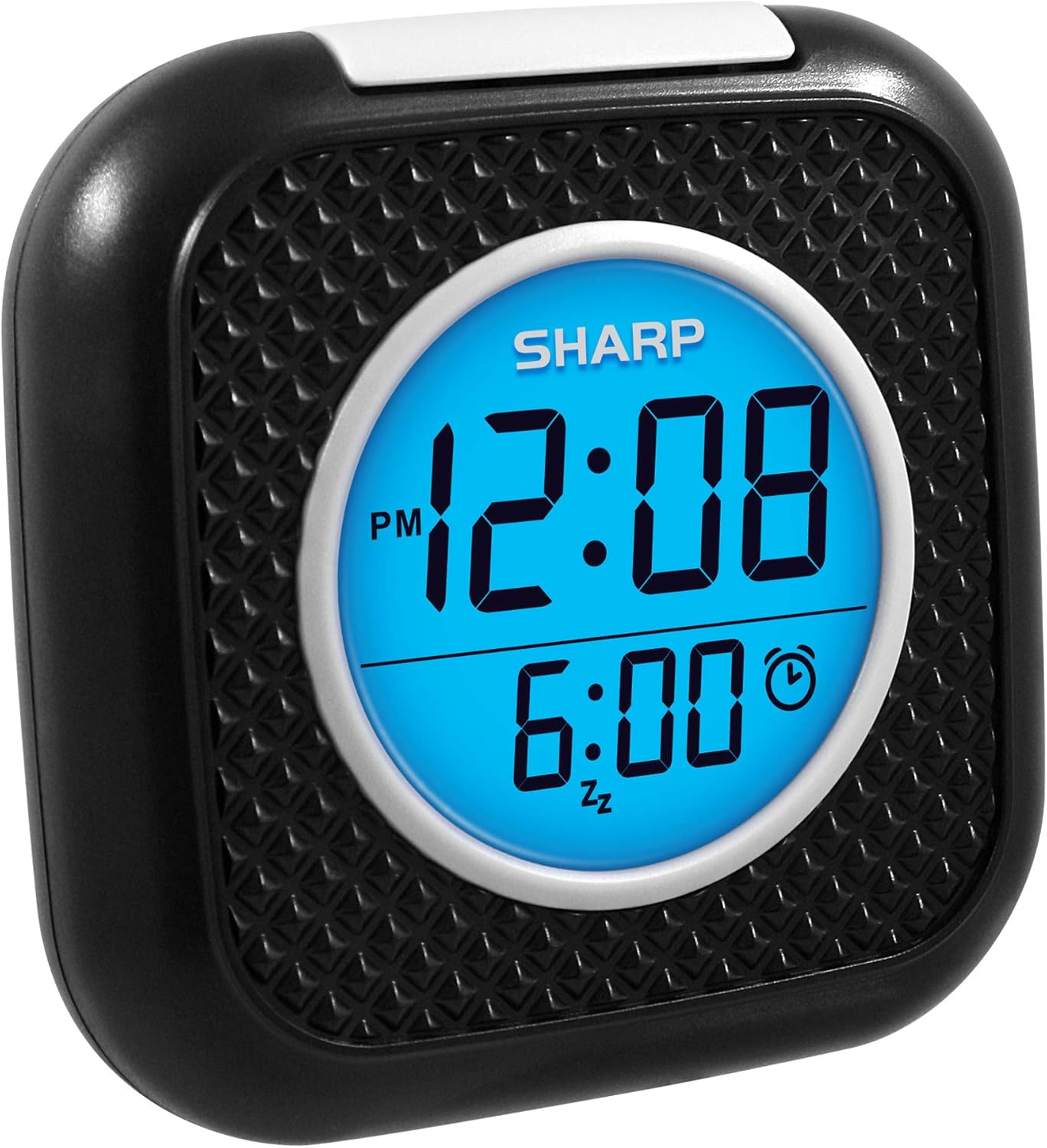 Sharp Pillow Personal Alarm Clock Vibration or Beep Alarm Black