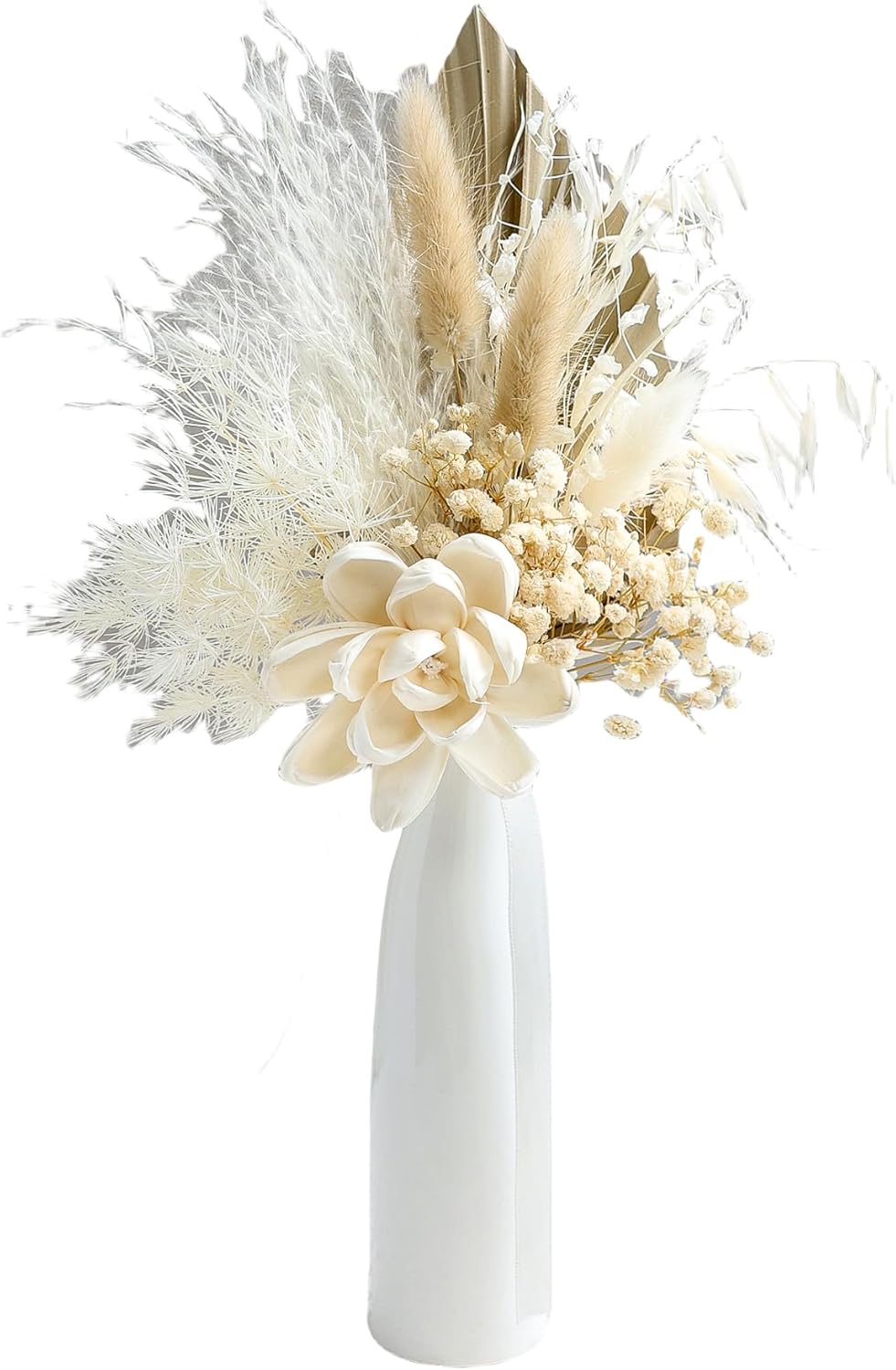 Xins Convey Dried Flowers Bouquet with Vase