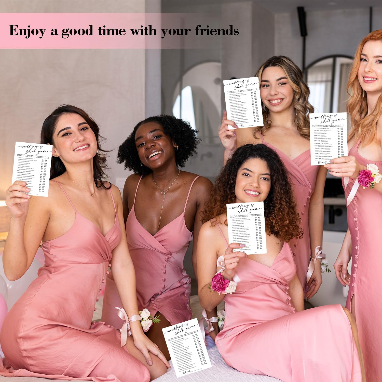 Wedding Shoe Game Cards - 30 Unique Game Cards