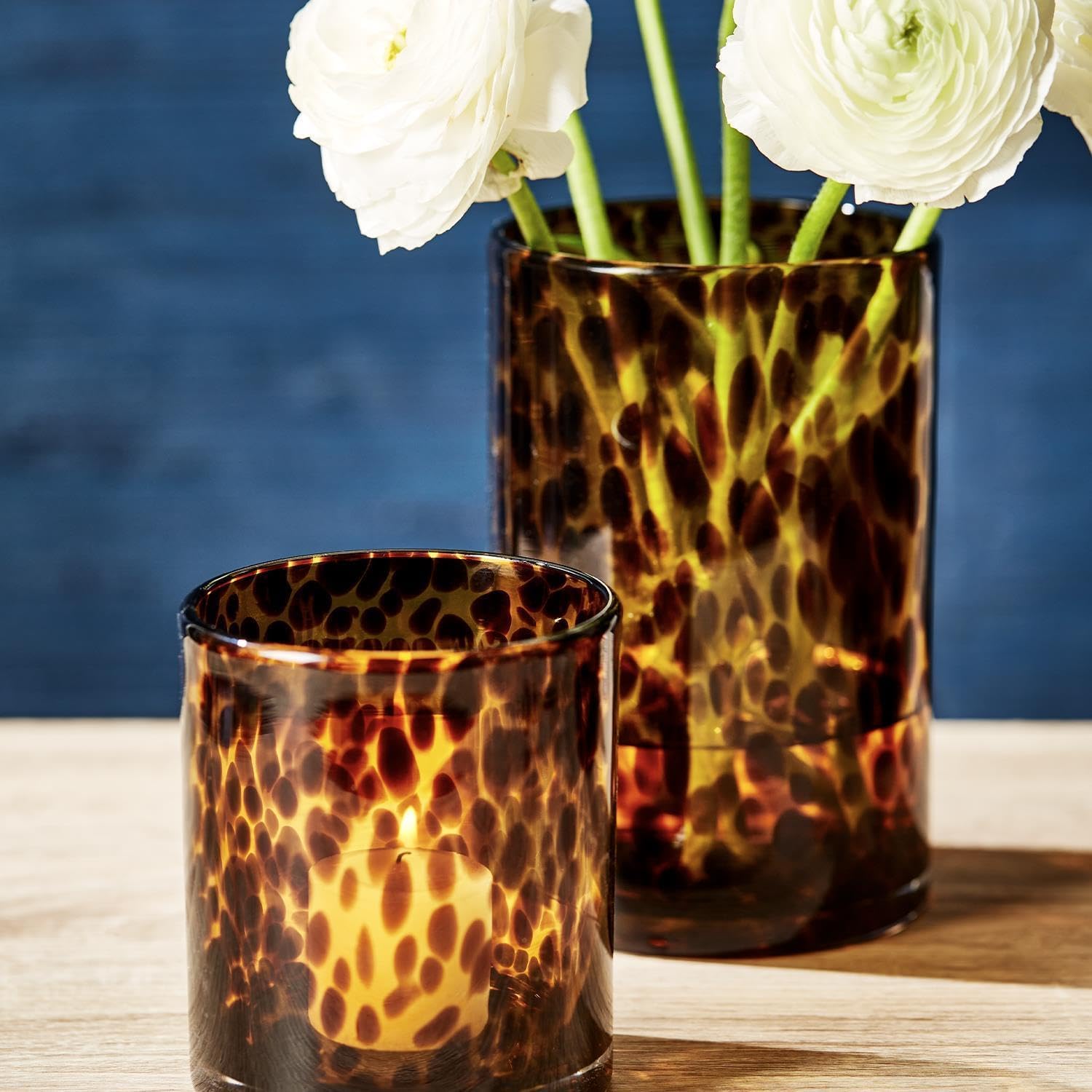 Twos Company Tortoise Candleholder Set of 2