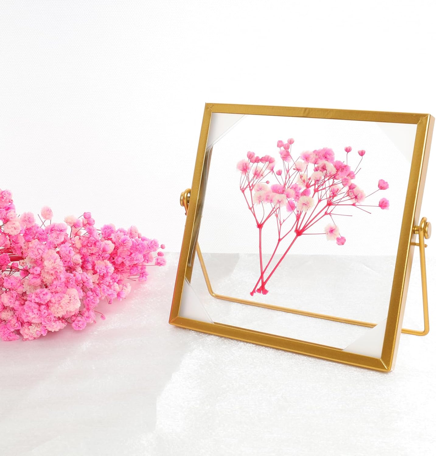 Fumwase Gold Floating Picture Frame 6x6 Inch