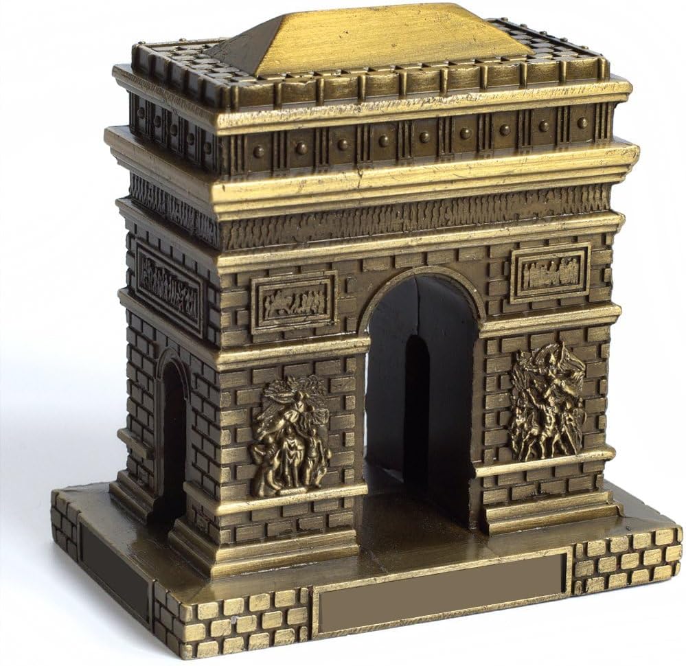 Zovie Paris Arch of Triumph Statue Figurine 32in Tall