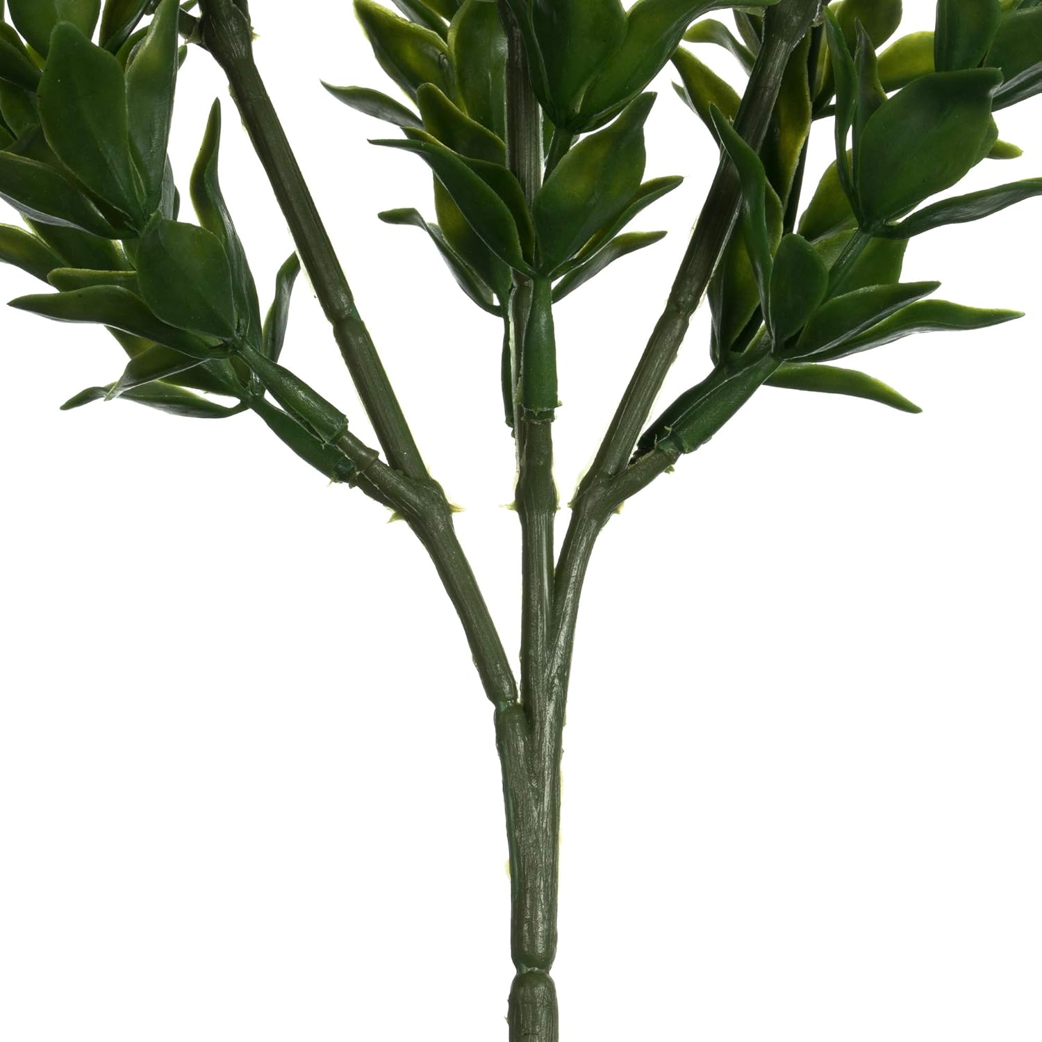 Vickerman Artificial Green Mini Leaf Bush 255 Inch