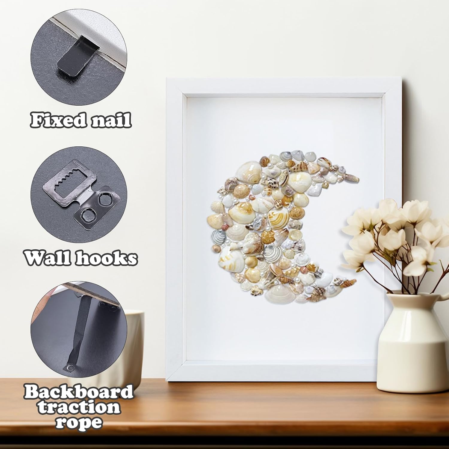 FuninCrea 8x10 Inch Shadow Box Frame Black