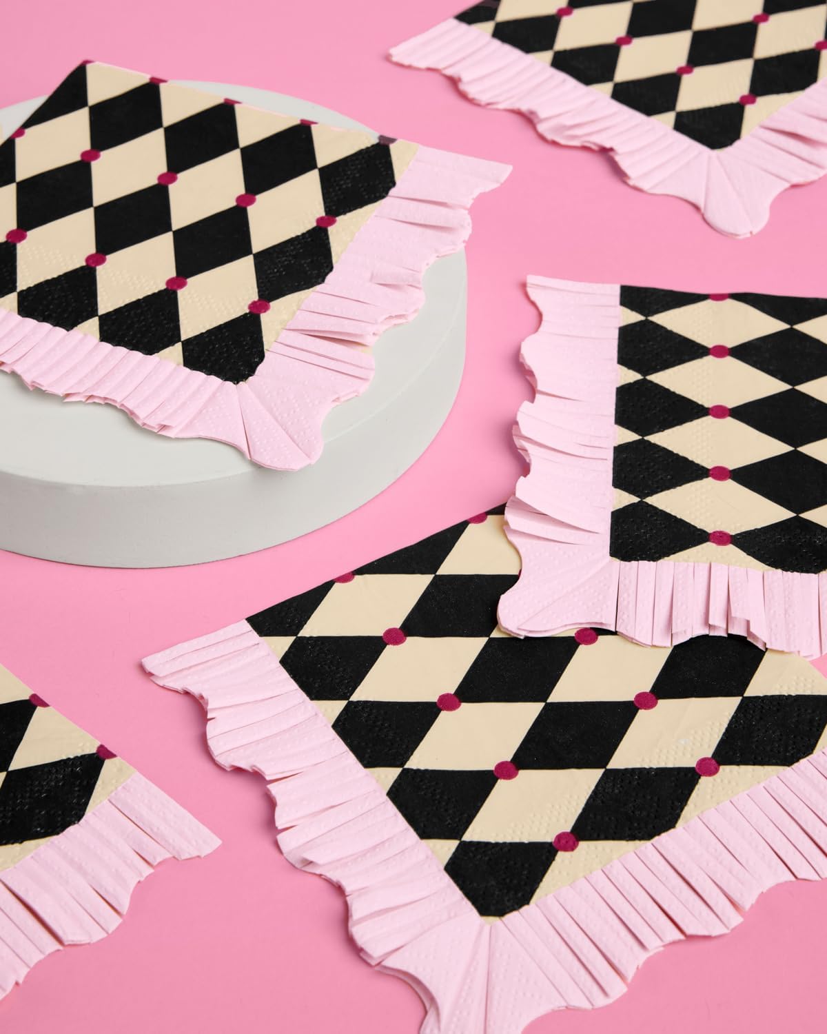Xo Fetti Checkered Circus Paper Napkins 24pcs 3-ply