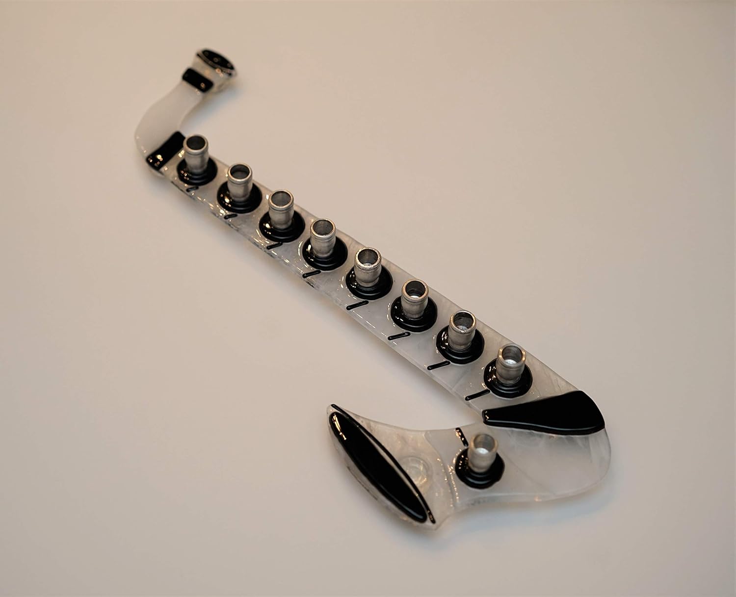 Handmade Saxophone Glass Menorah by YafitGlass