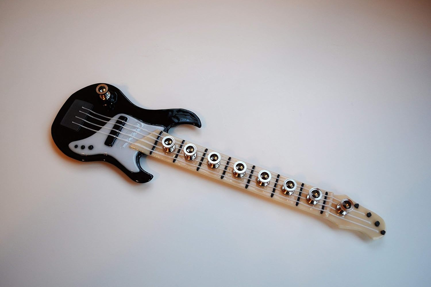 Bass Guitar Glass Menorah by YafitGlass 1