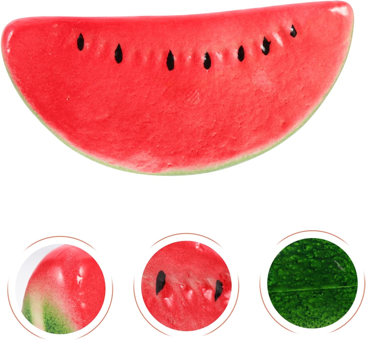 Zerodeko 6Pcs Lifelike Watermelon Slices Decorative Props