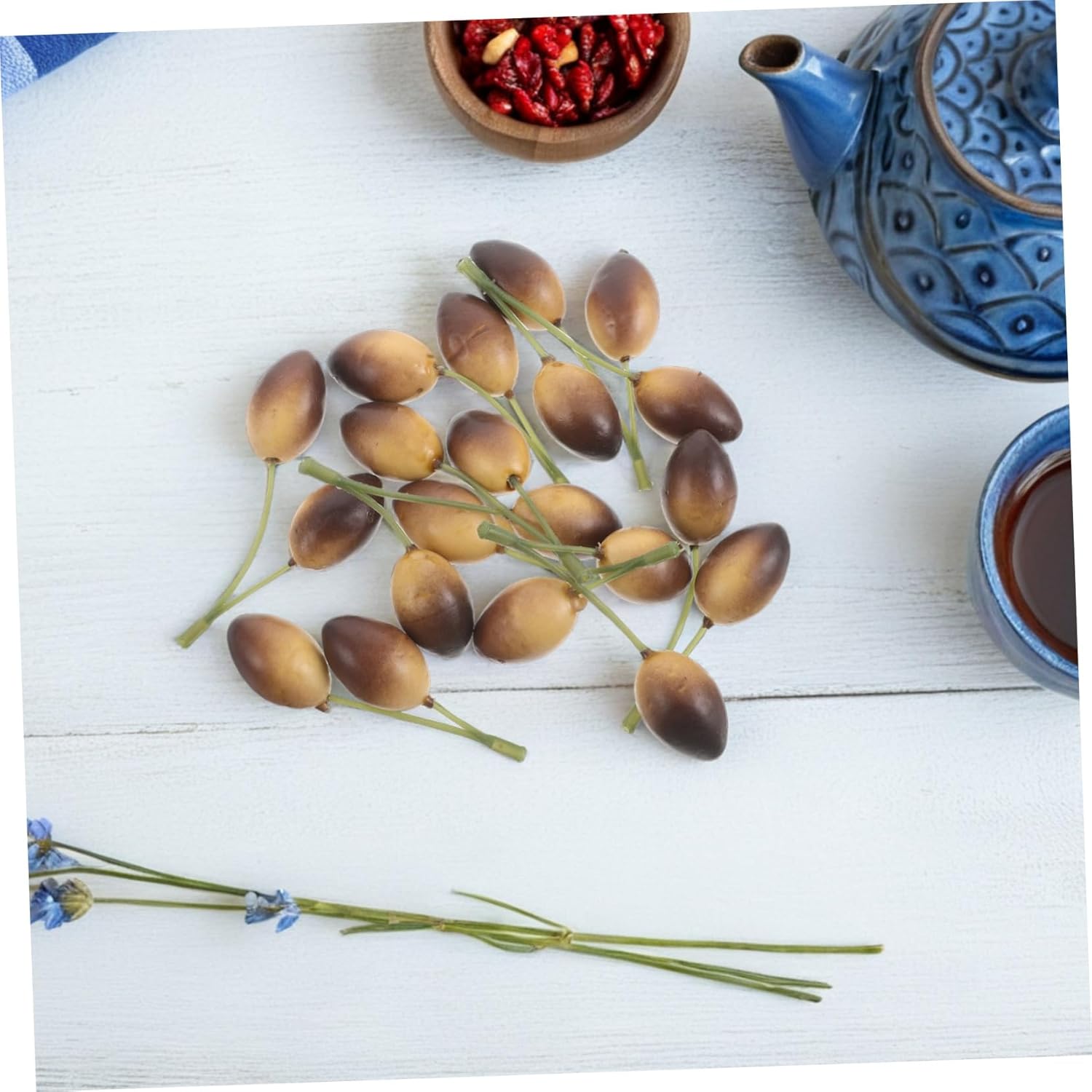 Zerodeko 10pcs Lifelike Olive Artificial Decorations