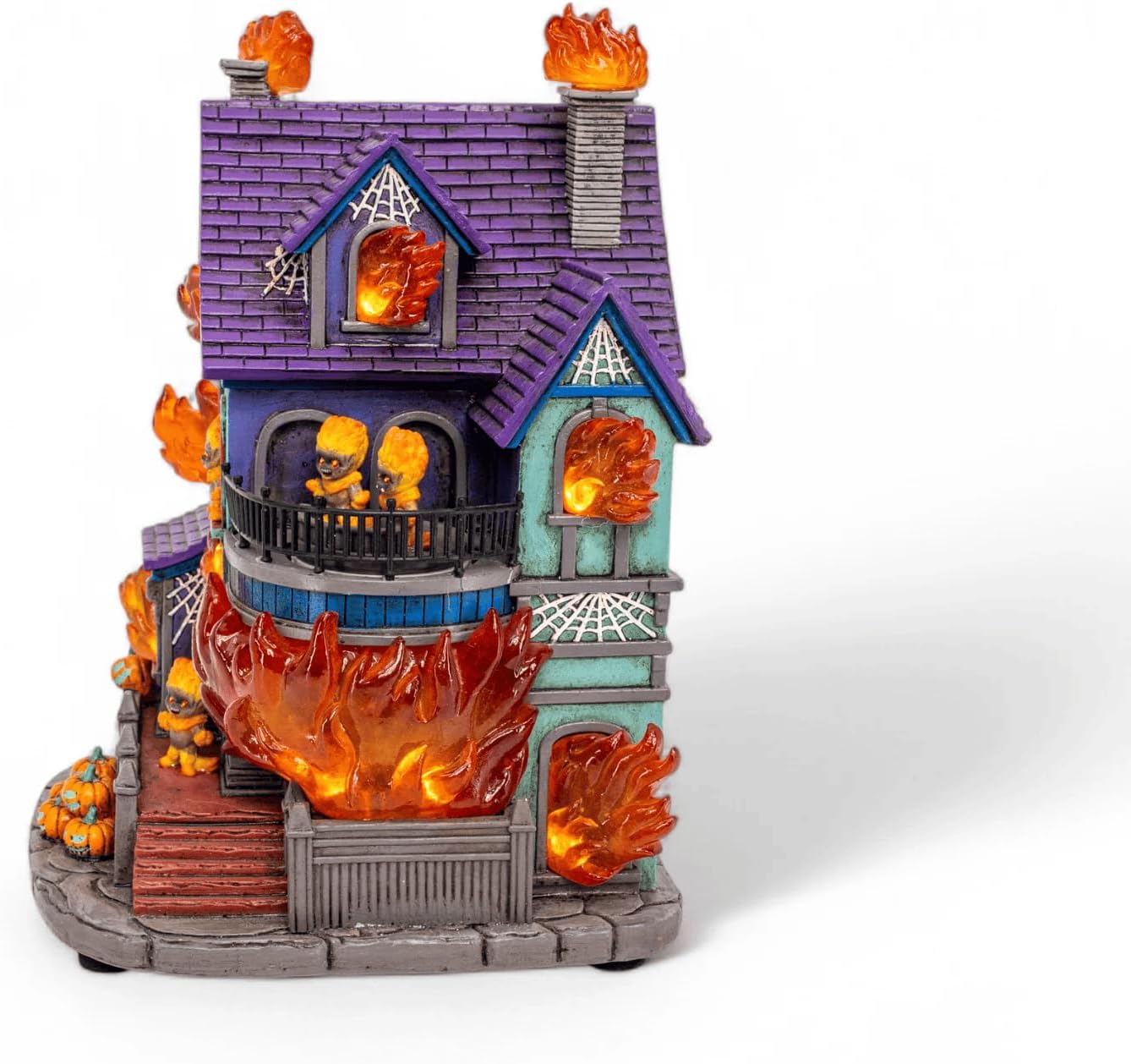 Fire Demon Frenzy Animated Halloween Village LED Lights