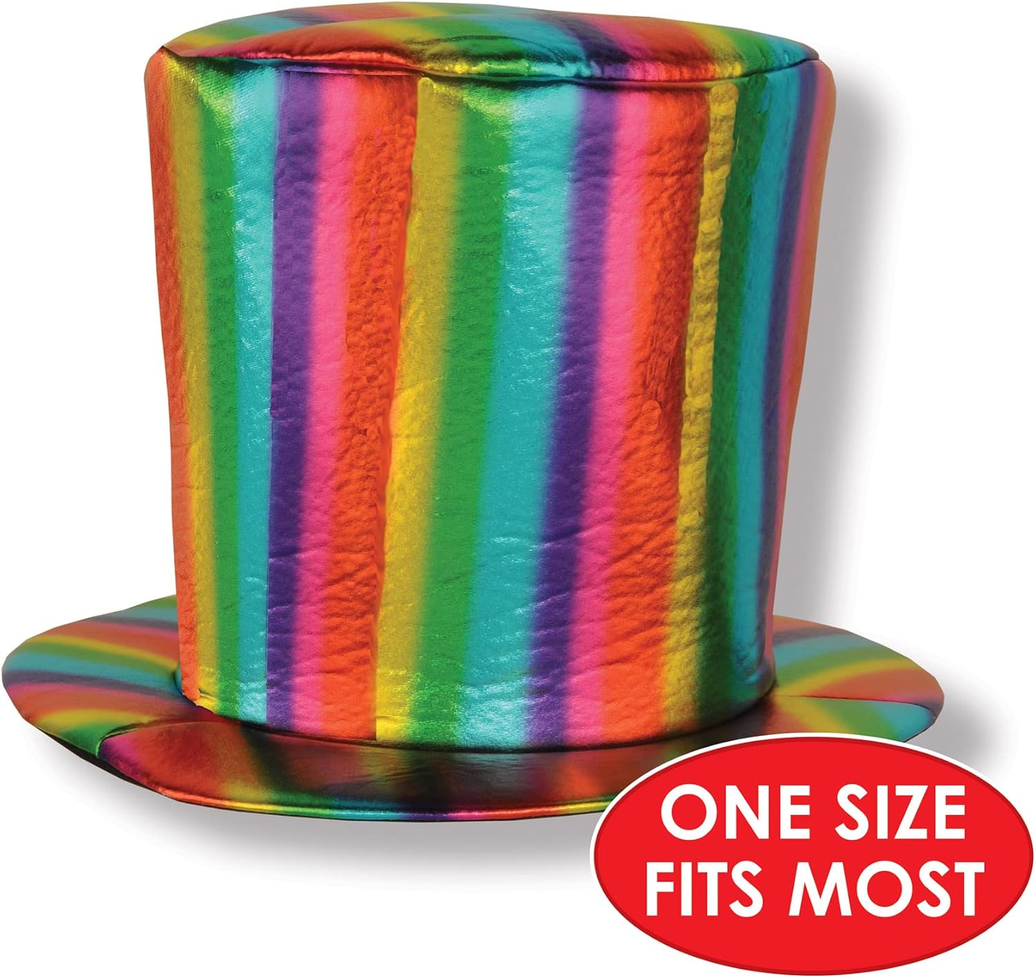 Beistle Fabric Rainbow Hat for Parties