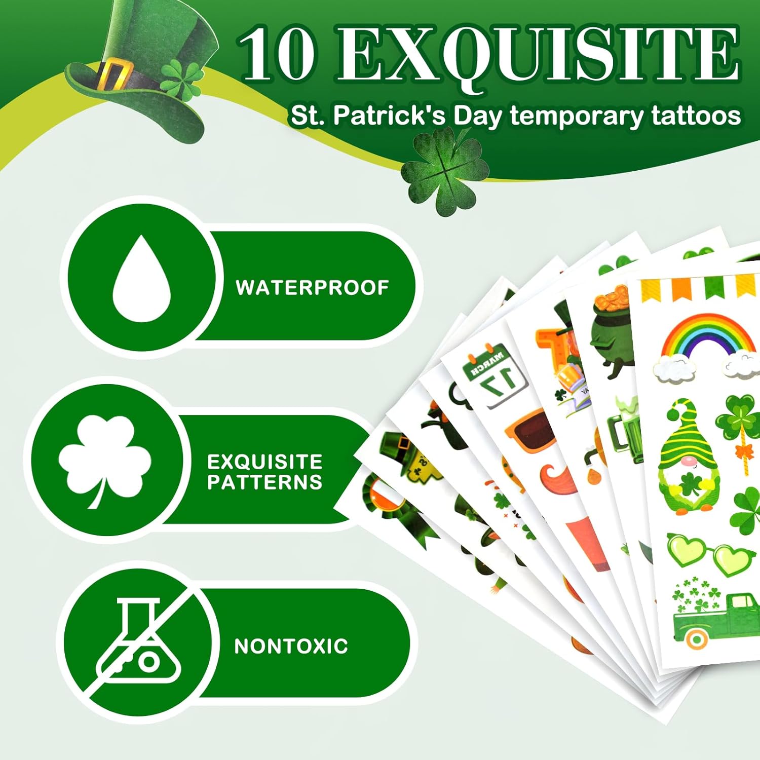 St Patricks Day Party Favors Set 12 Pcs
