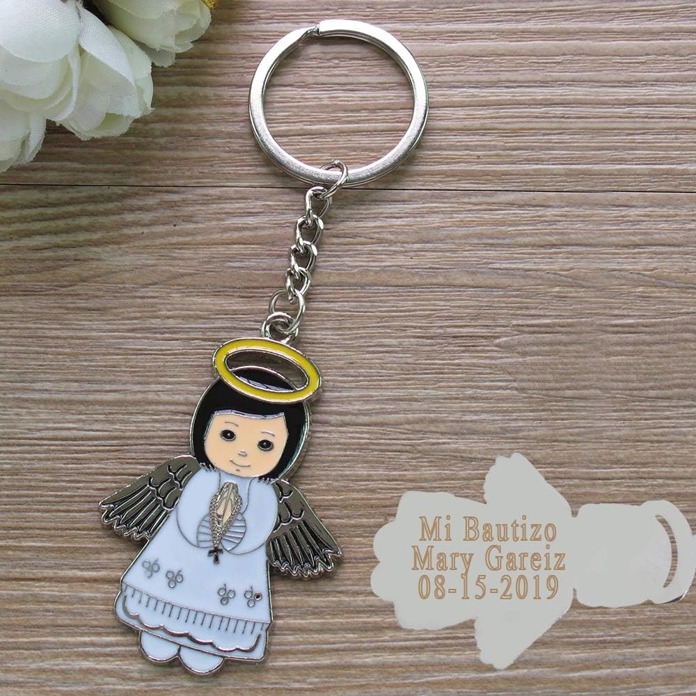 Personalized First Communion Favor Keychain Pack