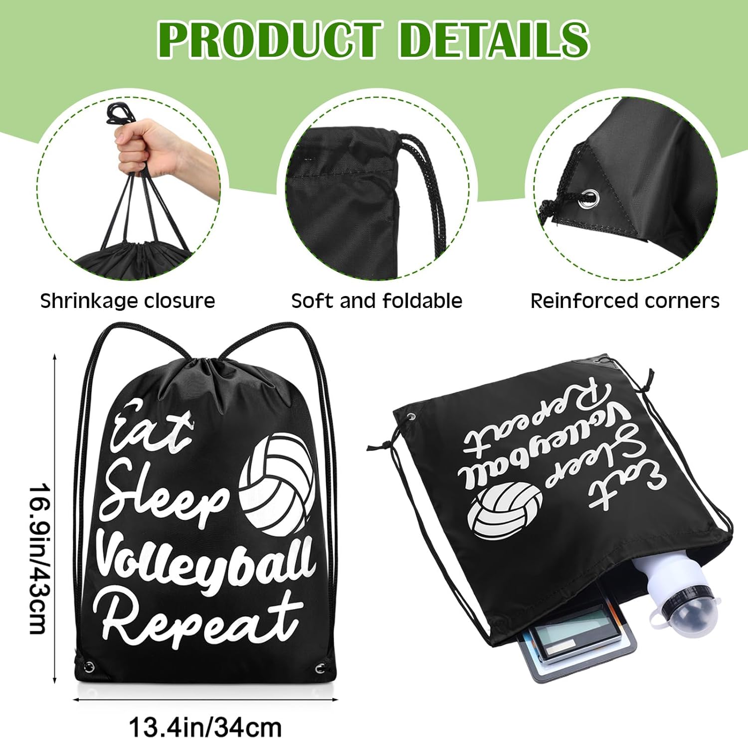 MiniInflat 60 Pcs Volleyball Party Favors Multi Item Pack