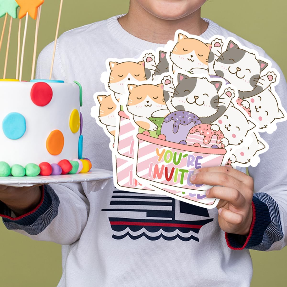 Doguiei Lets Pawty Birthday Party Invitations Cards with Envelopes