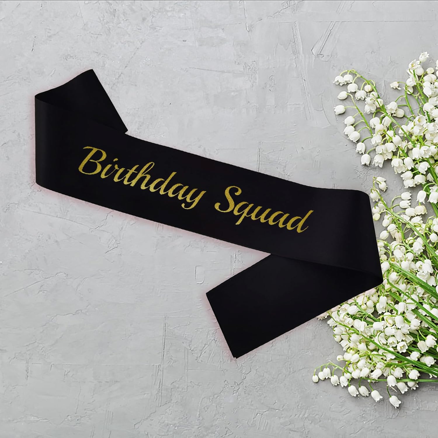 10 Pcs Birthday Squad Sash for Men or Boys