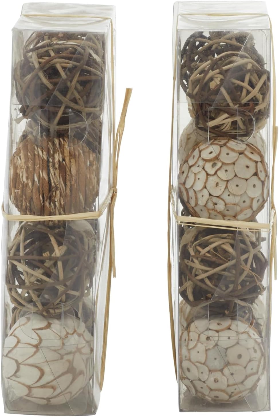 Deco 79 Dried Plant Decorative Ball Set of 2