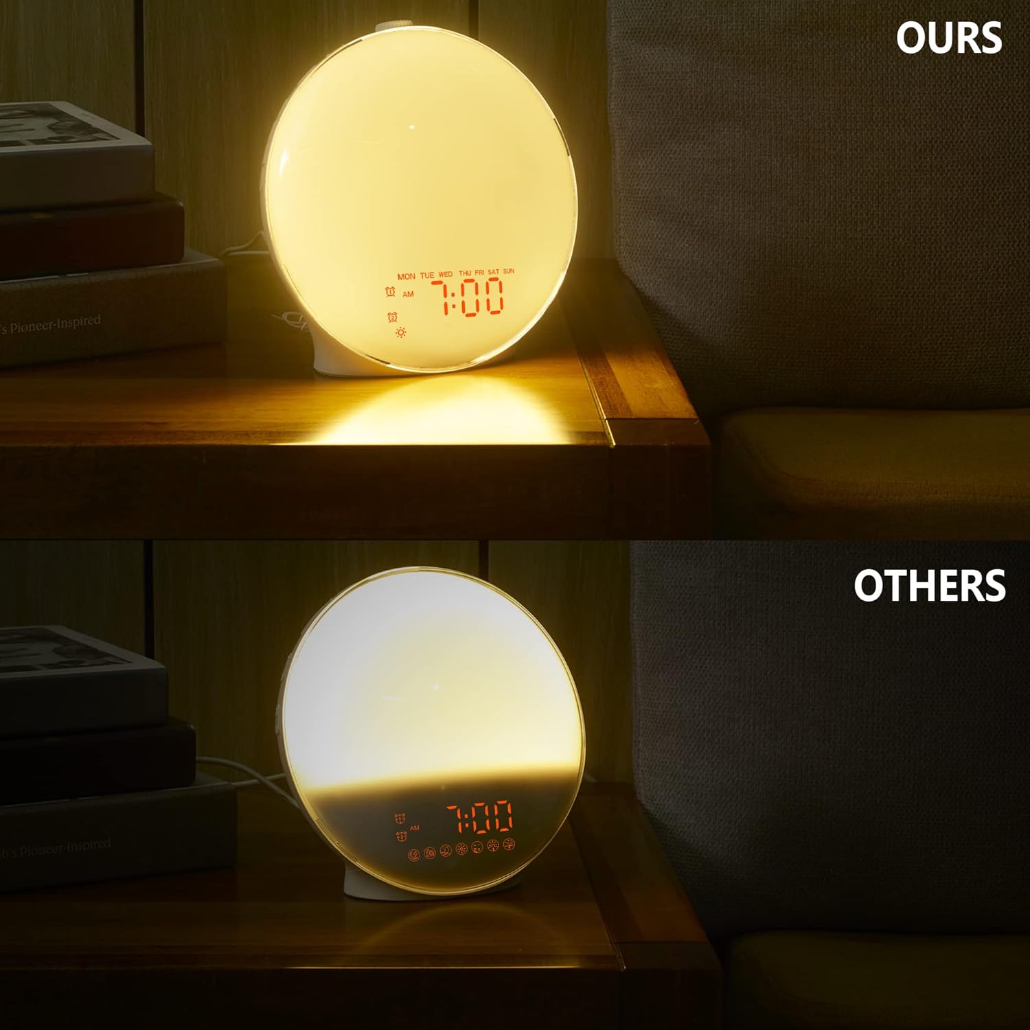 Ecobre Sunrise Alarm Clock with Bluetooth Speaker