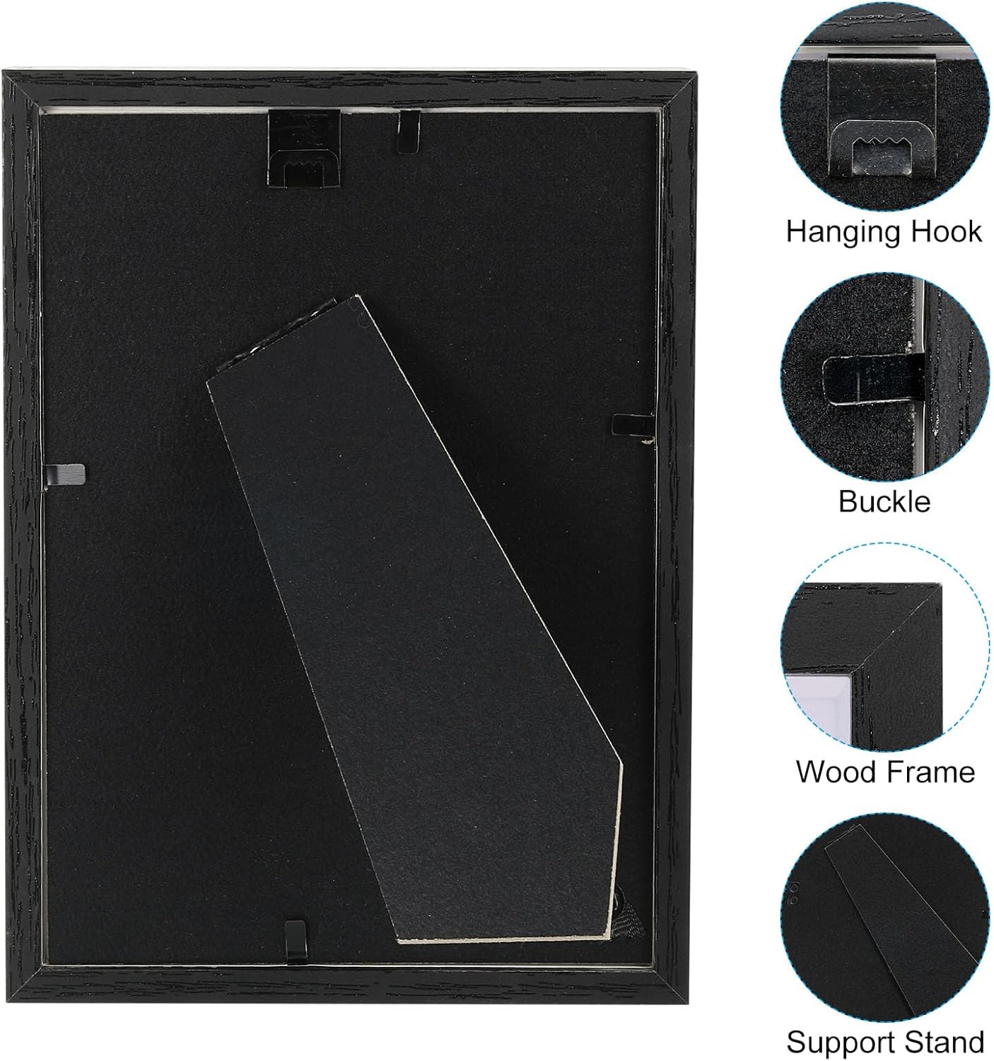 PATIKIL 6x8 Shadow Box Frame Black