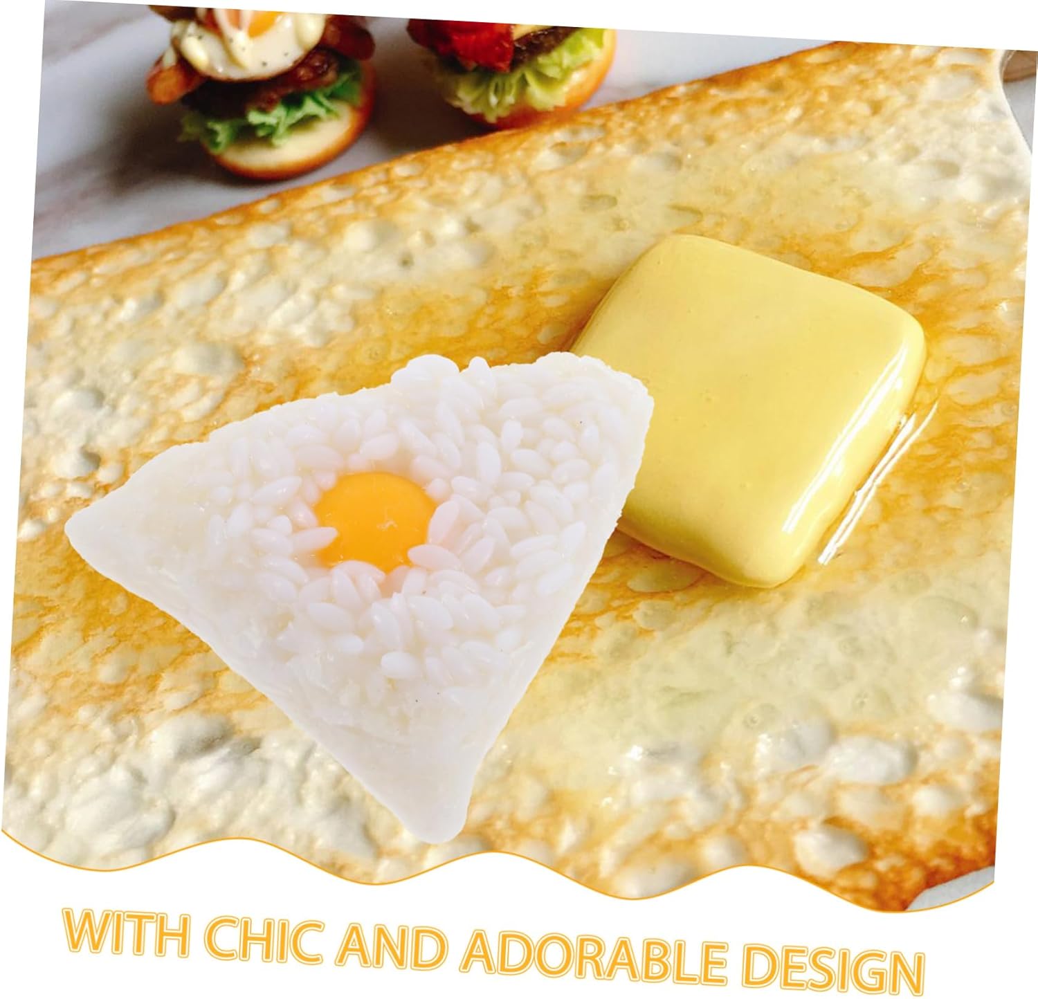BESPORTBLE Realistic Fake Yolk for Kitchen Display and Photography Props