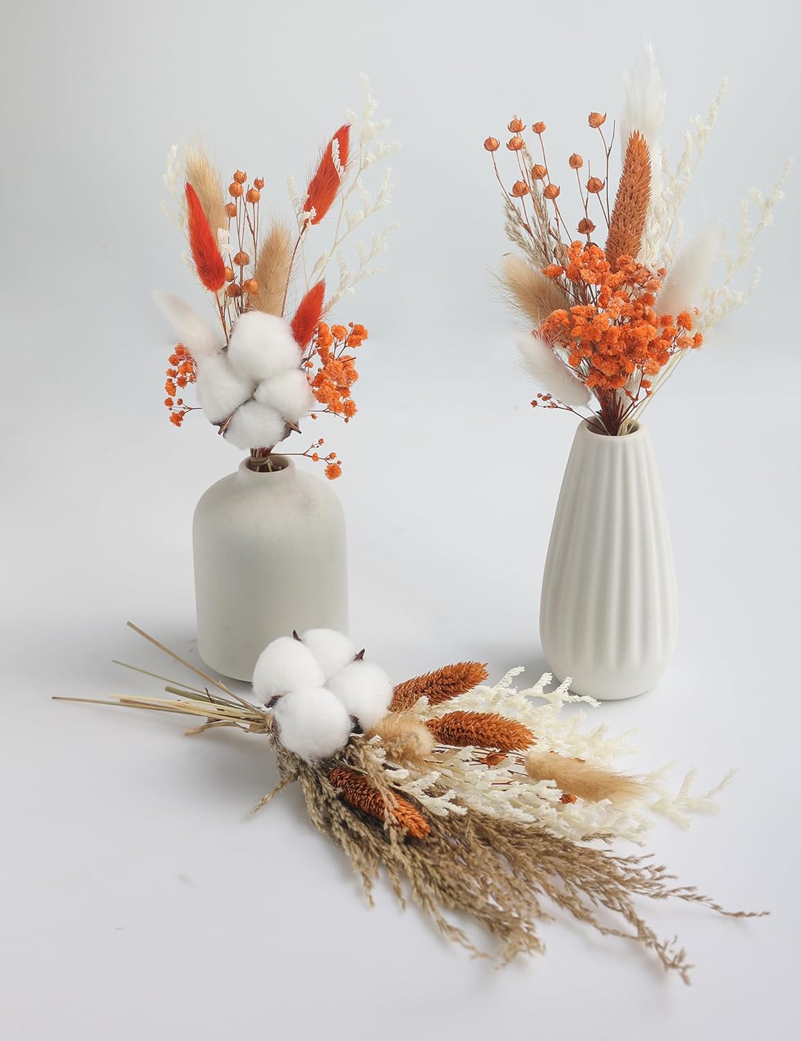 DIY Orange Dried Flower Set for Wreaths and Decor