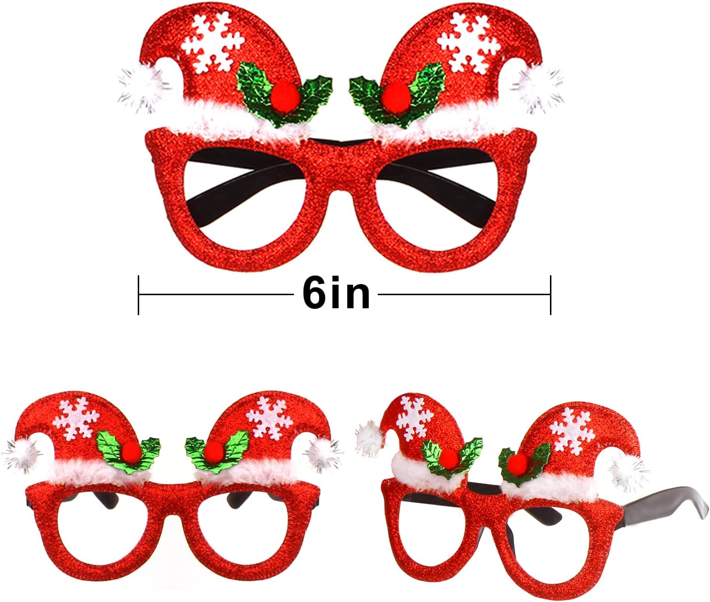 CCINEE Christmas Party Glasses Frames