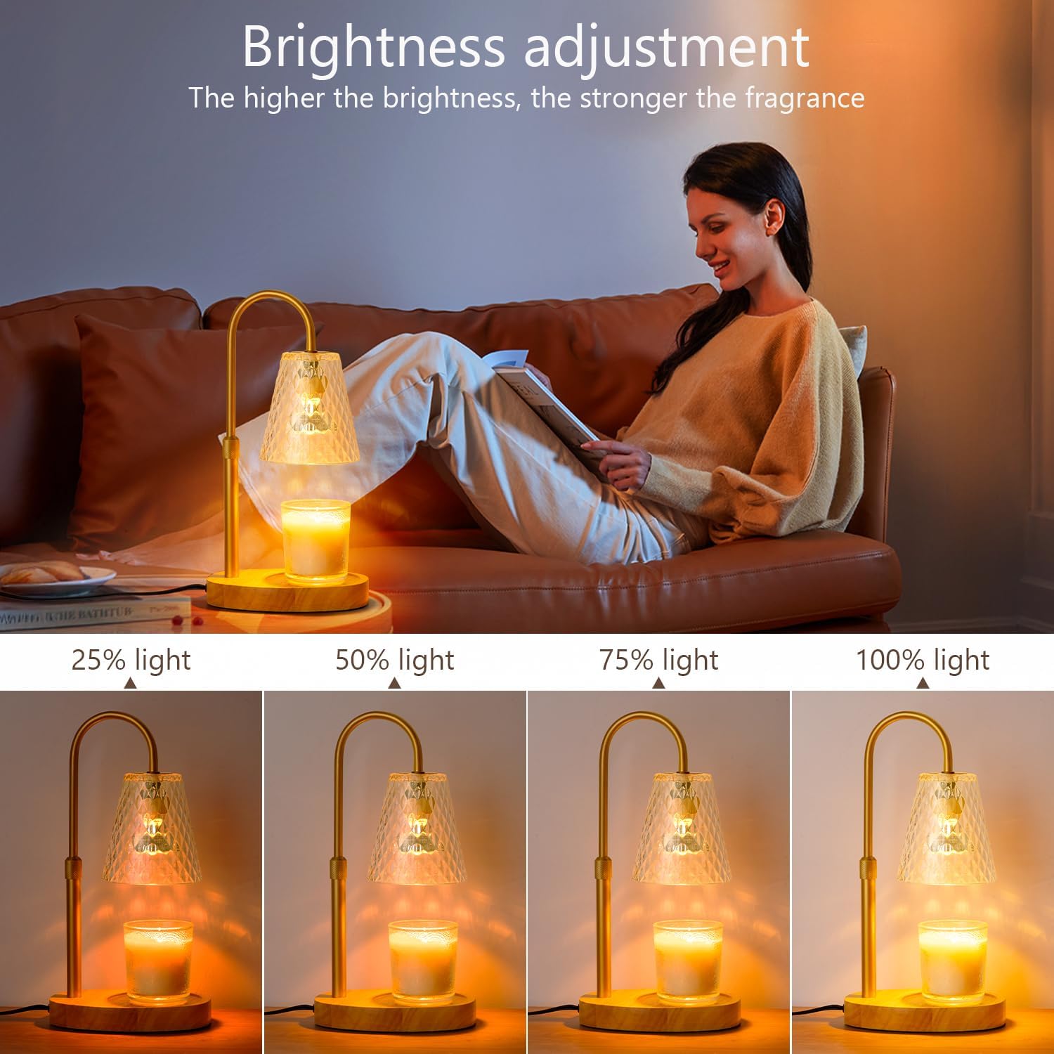 PICOTO Candle Warmer Lamp with Timer and Adjustability