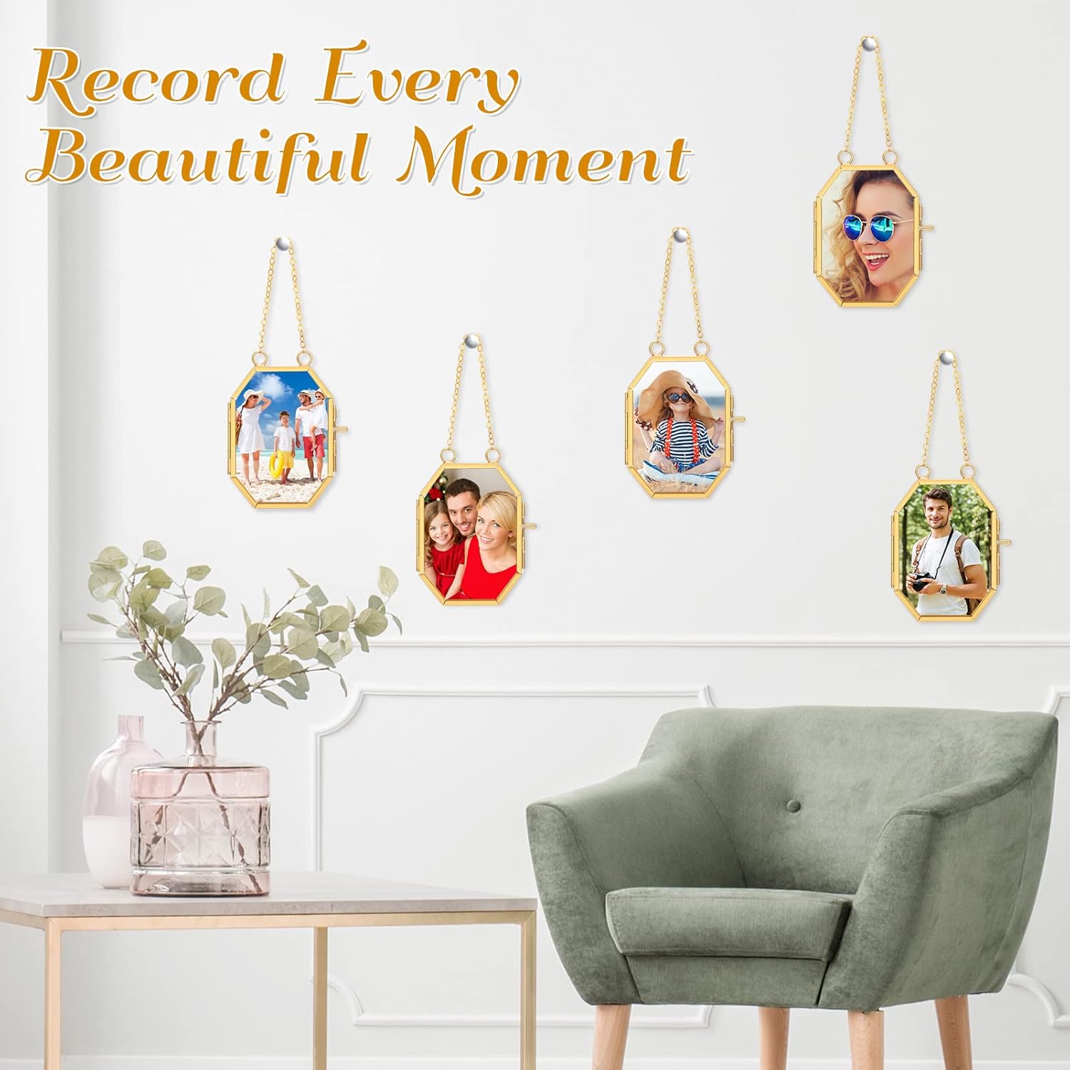 Marsui 6-Pack Double Glass Frame for Pressed Flowers