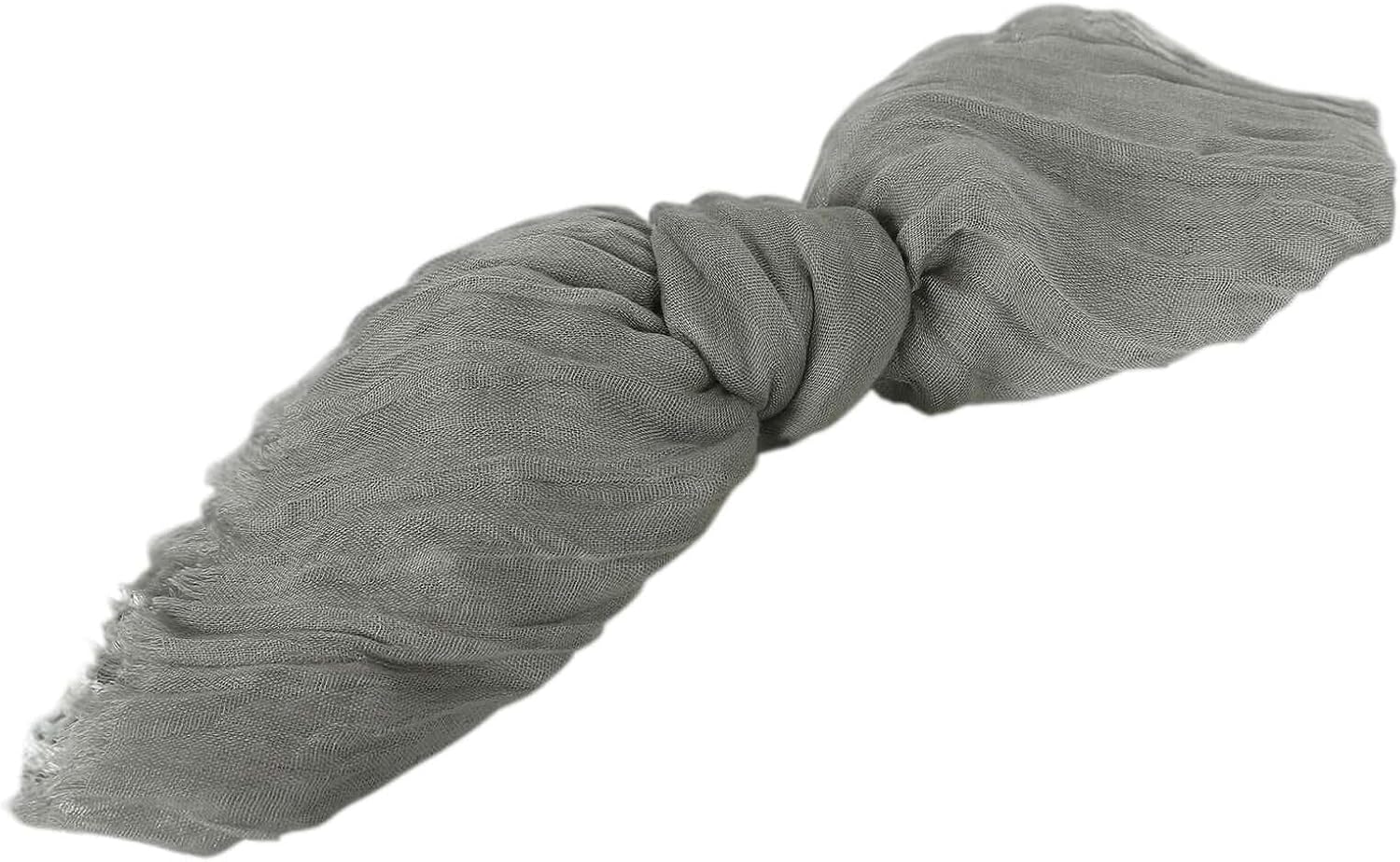5 Gray Cheesecloth Napkins for Events and Parties