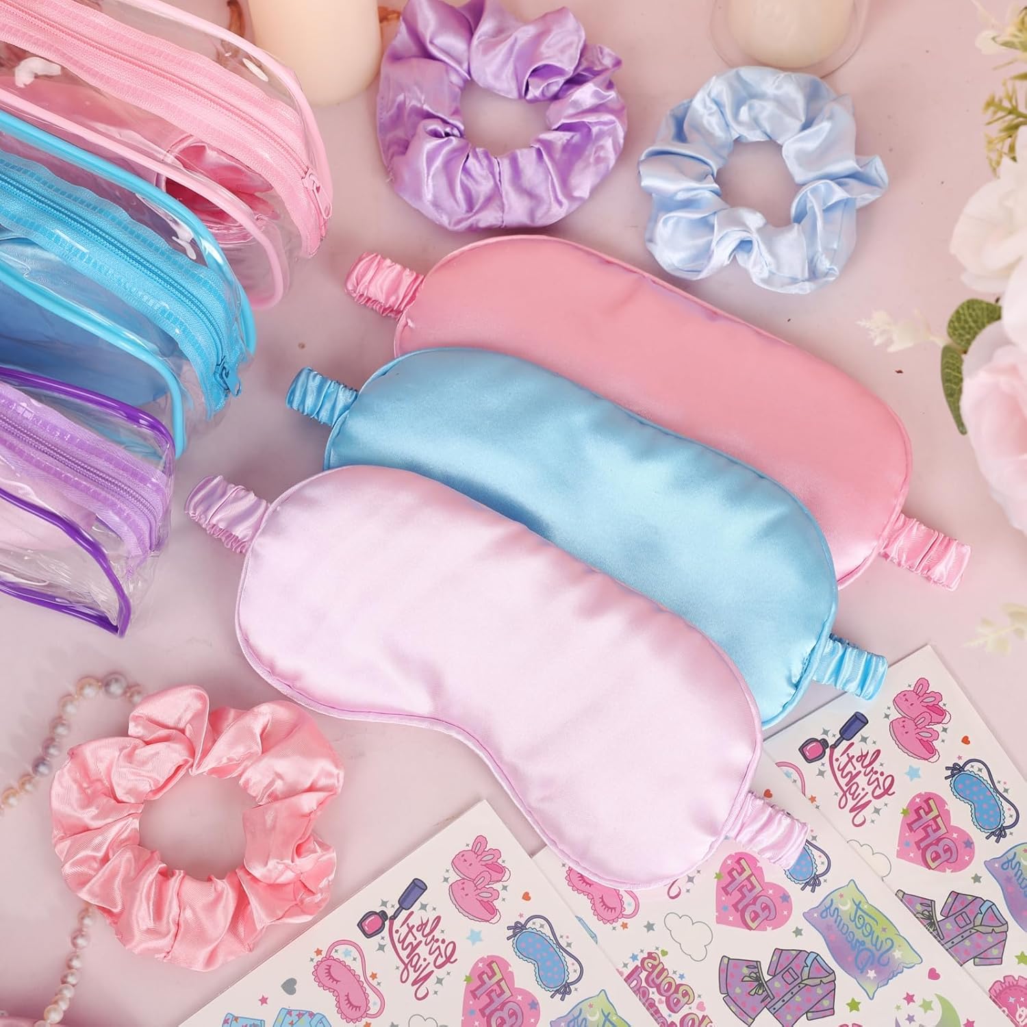 YLOLUL 24 Piece Spa Party Favor Set for Girls