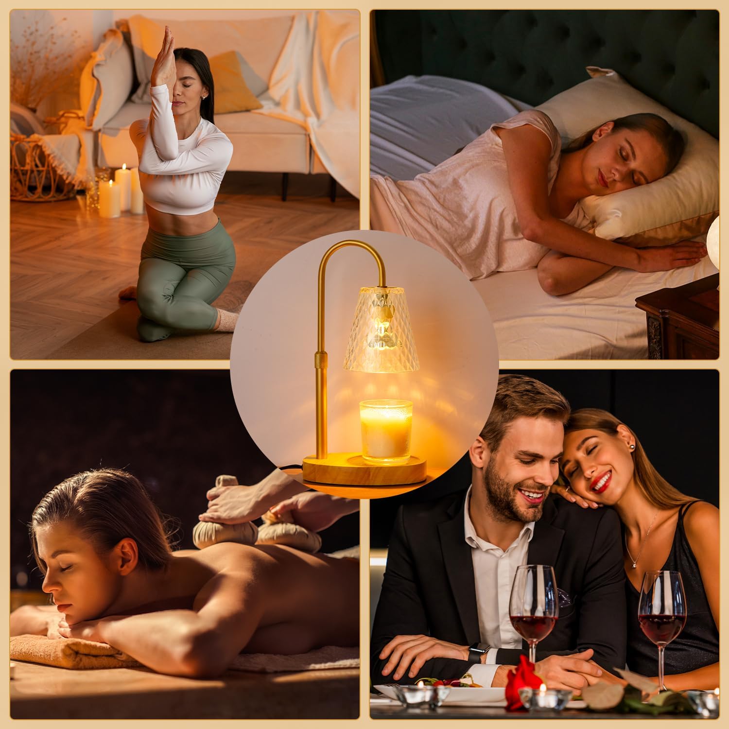 PICOTO Candle Warmer Lamp with Timer and Adjustability