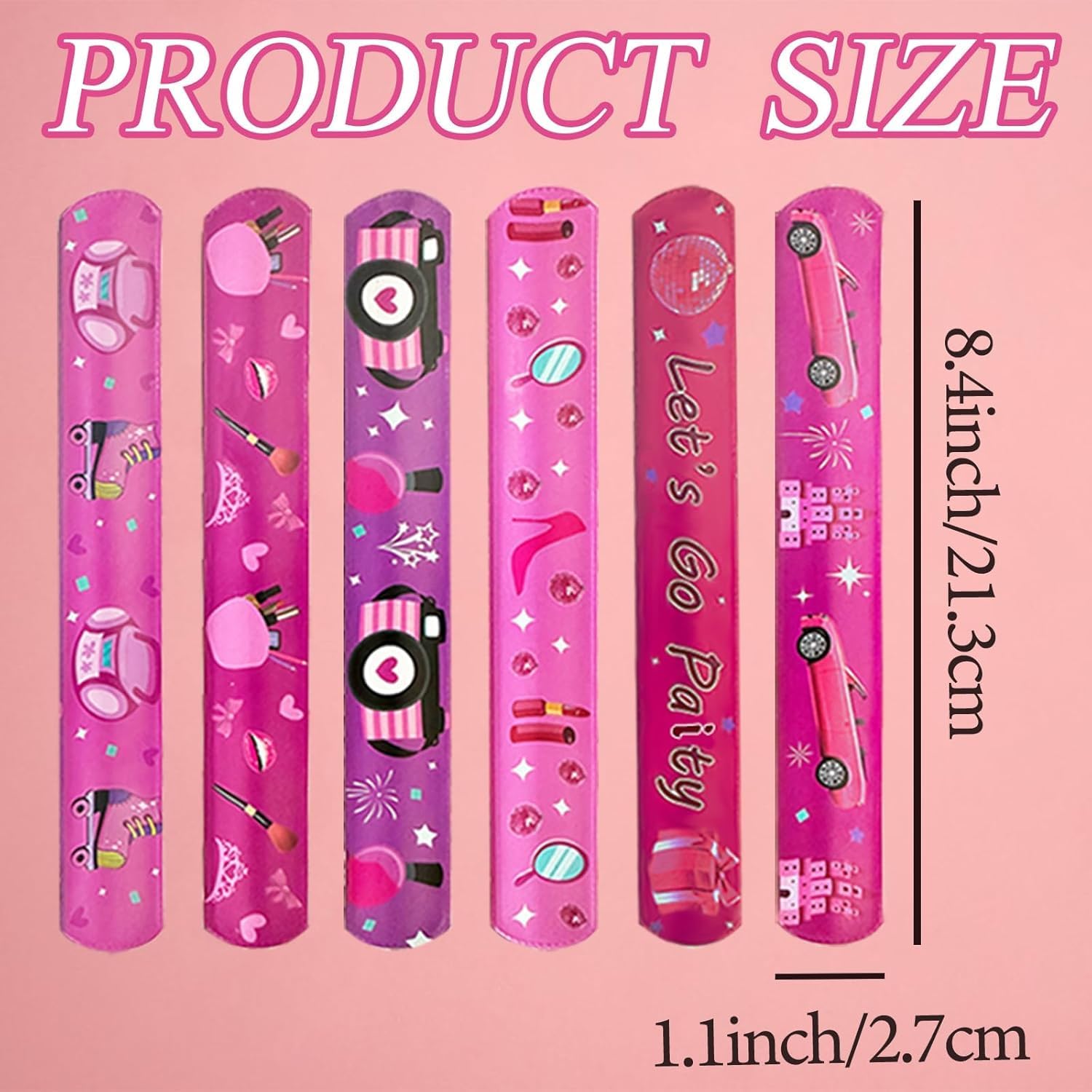 Pink Princess Party Favor Pack with 120 Pieces