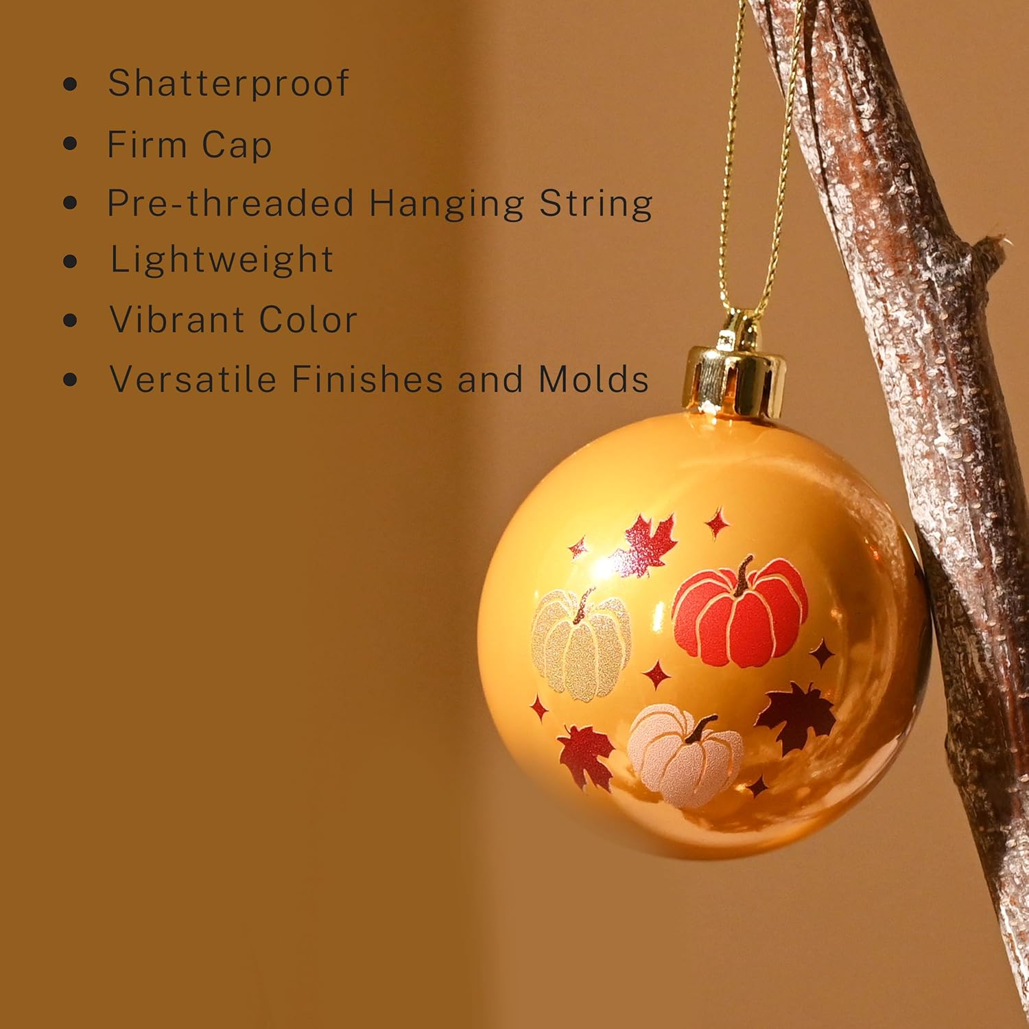 DECOR BY HANNAH Fall Tree Ornaments Set 21ct