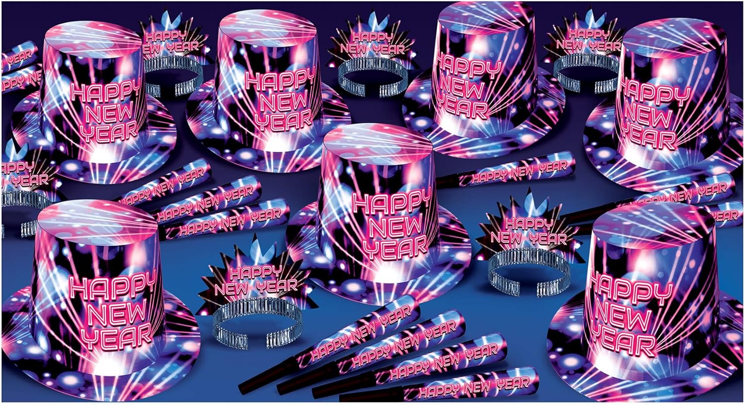 Beistle New Years Eve Party Hats and Tiaras