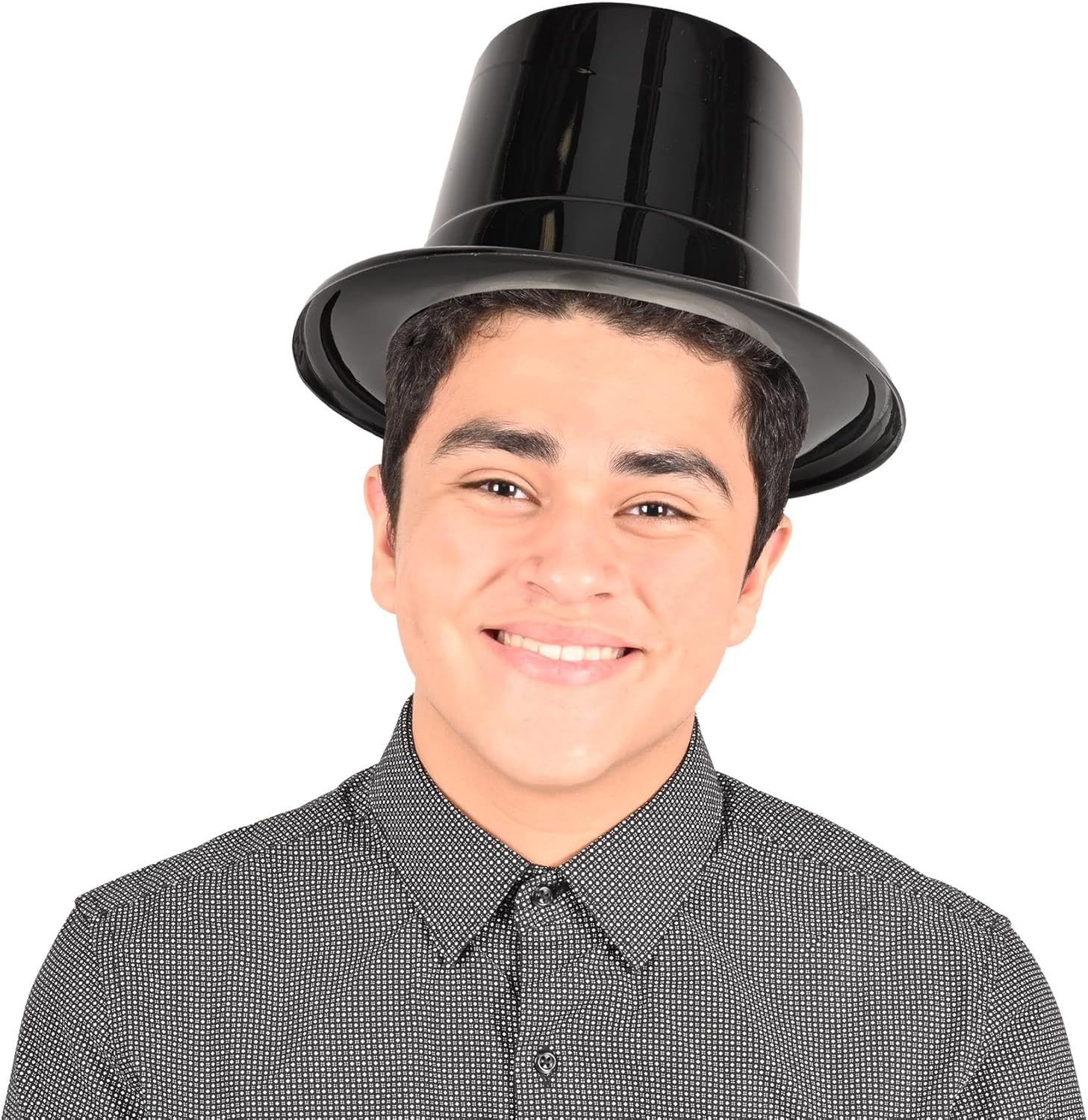 Beistle 24 Piece Plastic Top Hats for Party Supplies