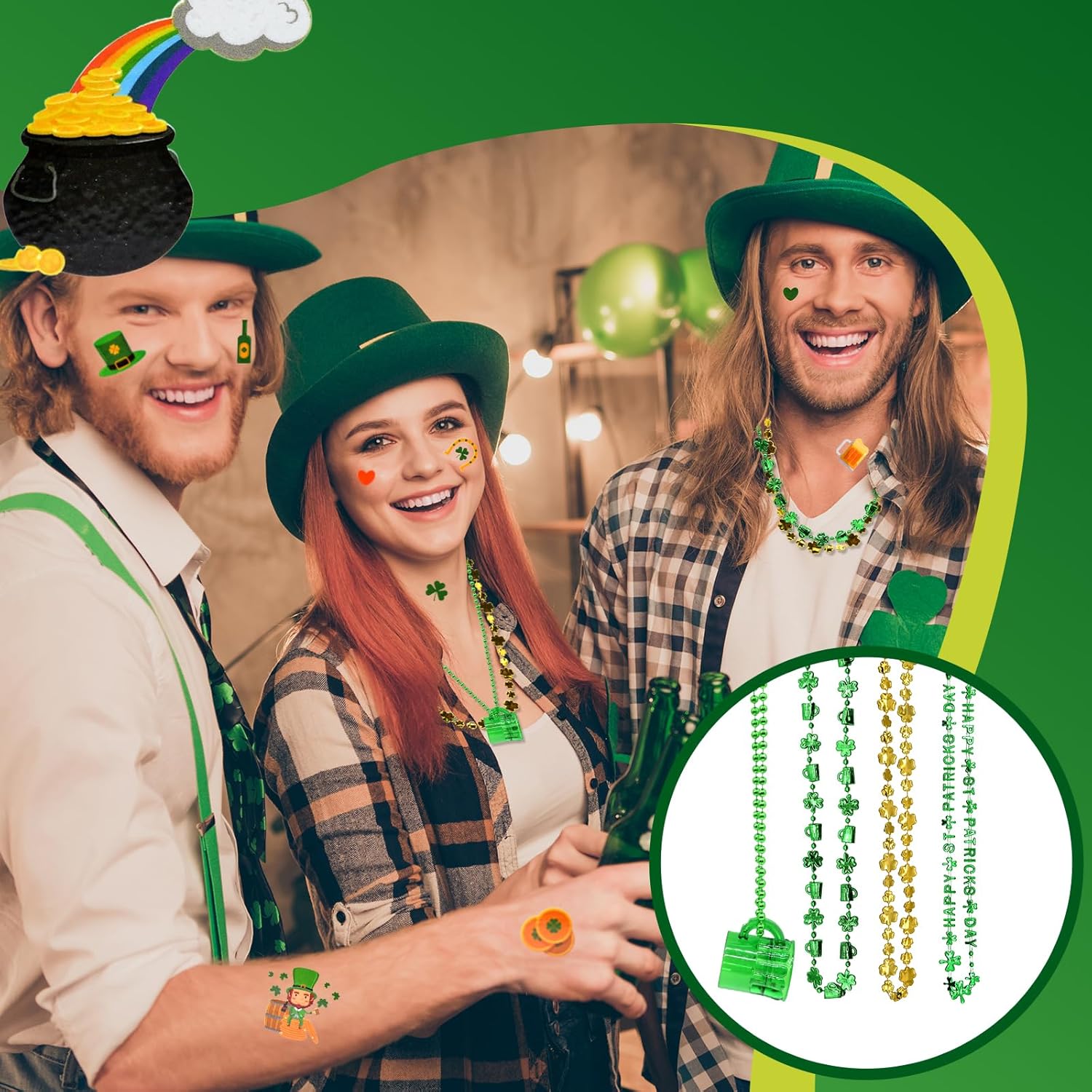 St Patricks Day Party Favors Set 12 Pcs