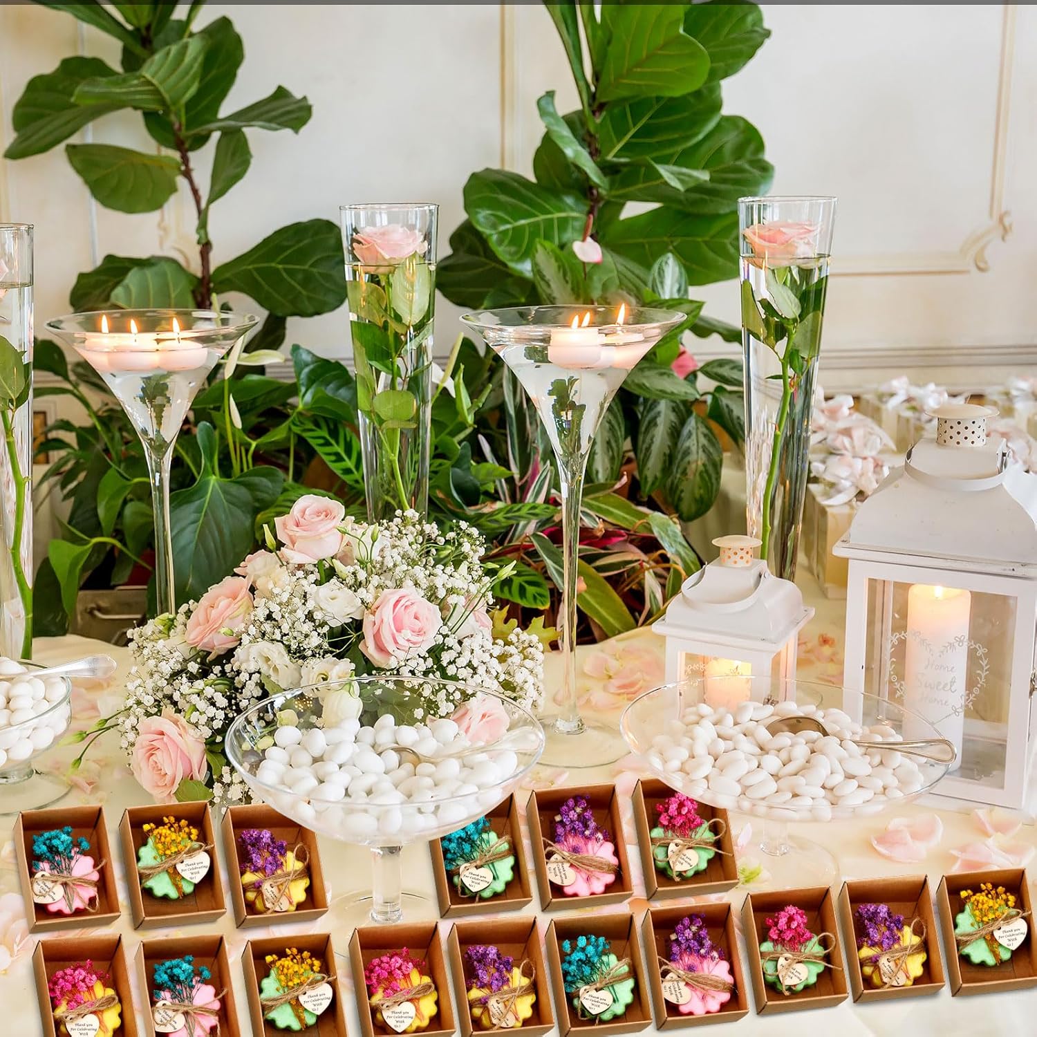 Kigeli 45pcs Soap Favors DIY Wedding Bridal Shower Gift Set