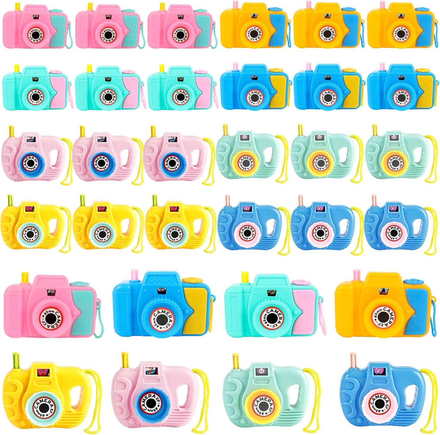 Hoarost 32 Pcs Mini Toy Camera Bulk Set for Kids