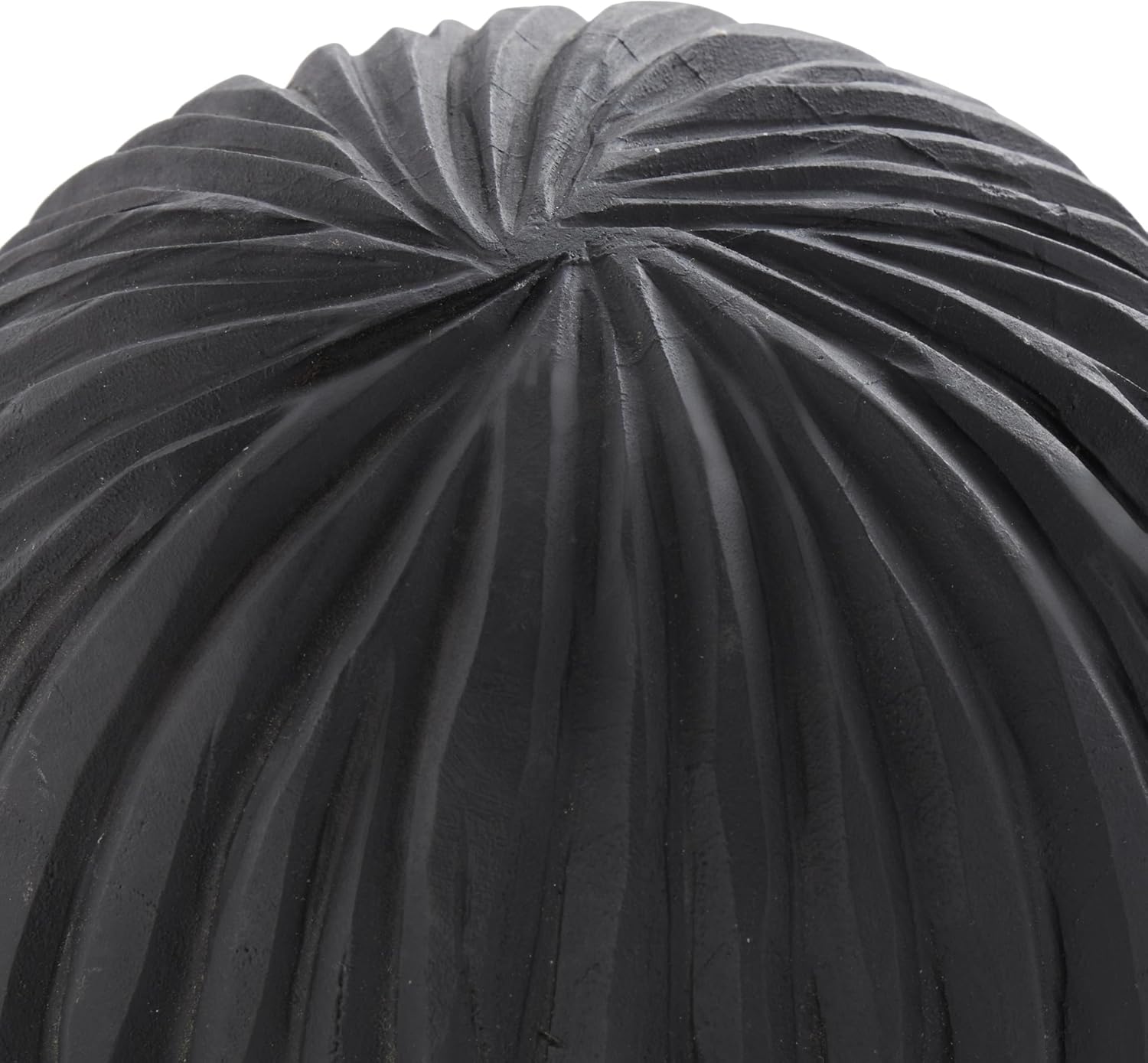 Deco 79 Black Teak Wood Decorative Orbs Set of 3