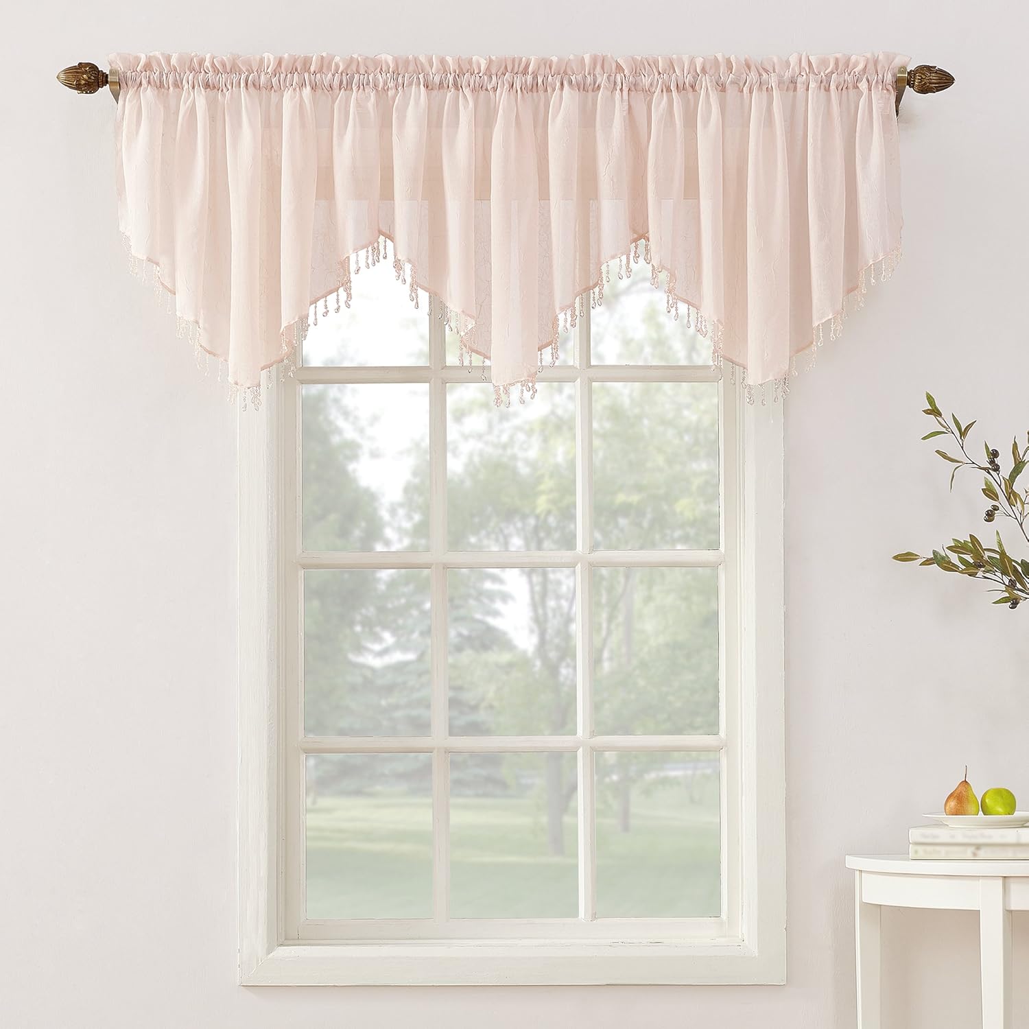 No 918 Erica Crushed Voile 3-Piece Curtain Set